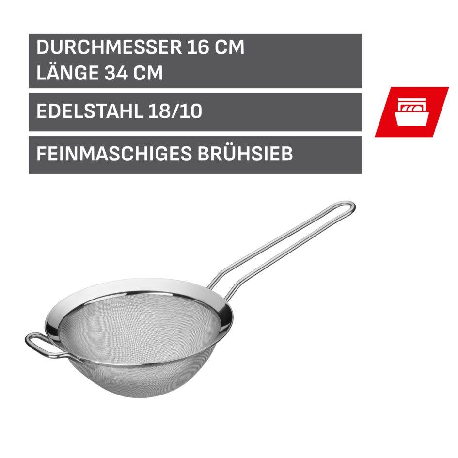 Brühsieb, 16 cm