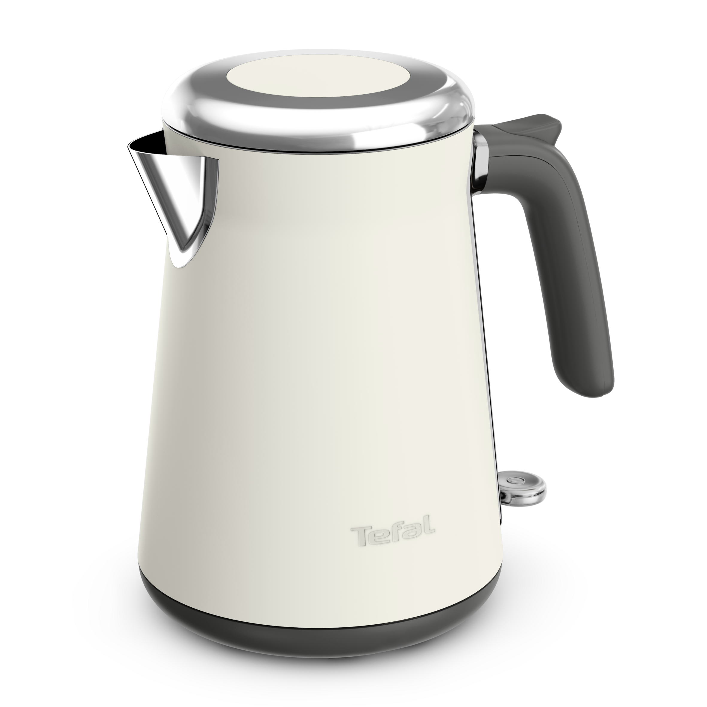 Edelstahlwasserkocher Collection, Automatische Abschaltung mit Kontrollleuchte, Ein-Tassen-Anzeige, Cremebeige-Metallic matt