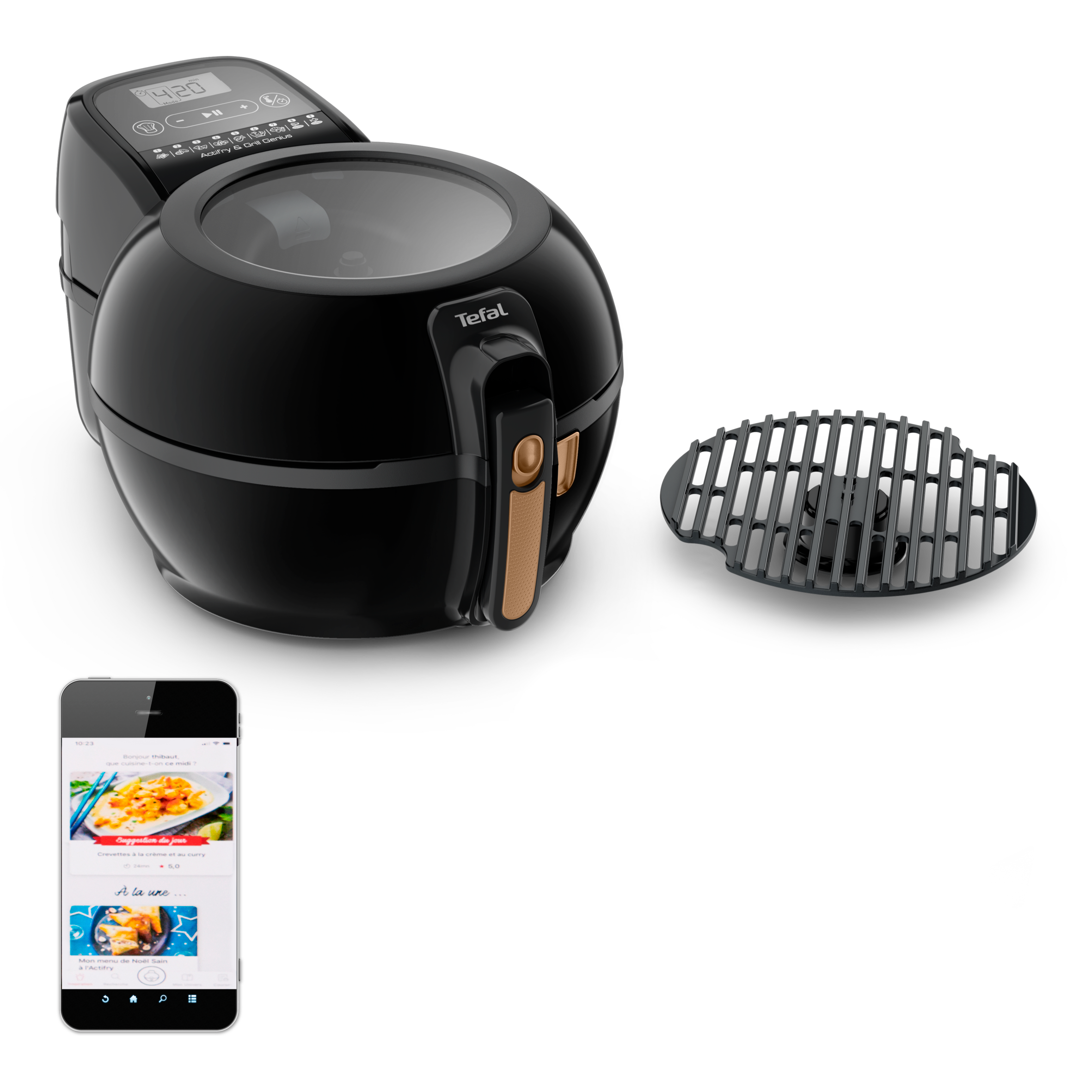 Tefal ActiFry & Grill Genius Heißluftfritteuse