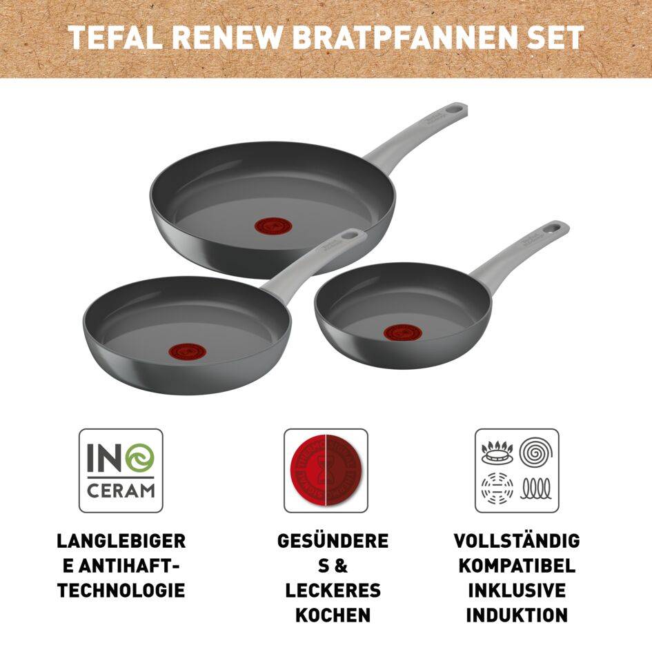 Renew On 3-teiliges Pfannenset C42791