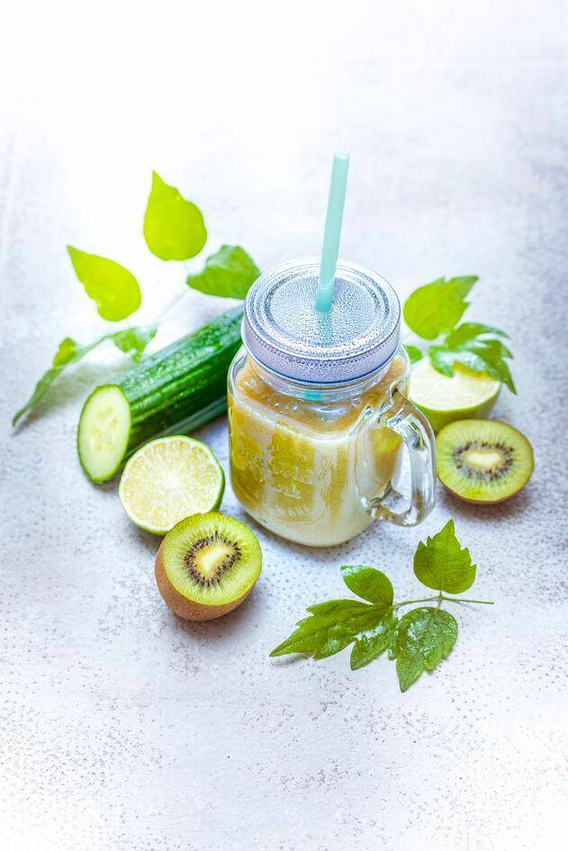 Smoothie aus Gurke, Kiwi, Apfel und Limette - Rezepte Perfectmix + | Tefal