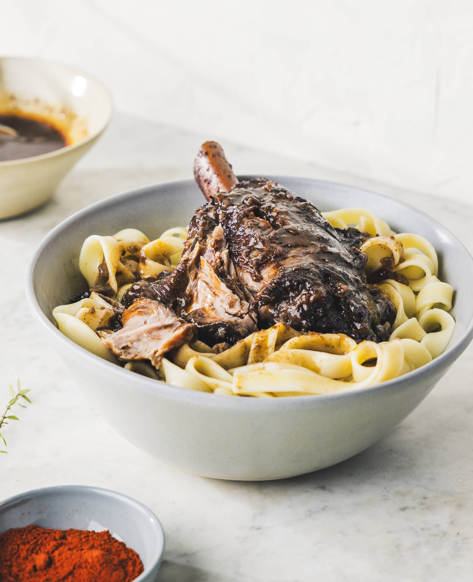 Lammhaxe mit Rotwein - Rezepte Smartcook Infinity Autostir | Tefal