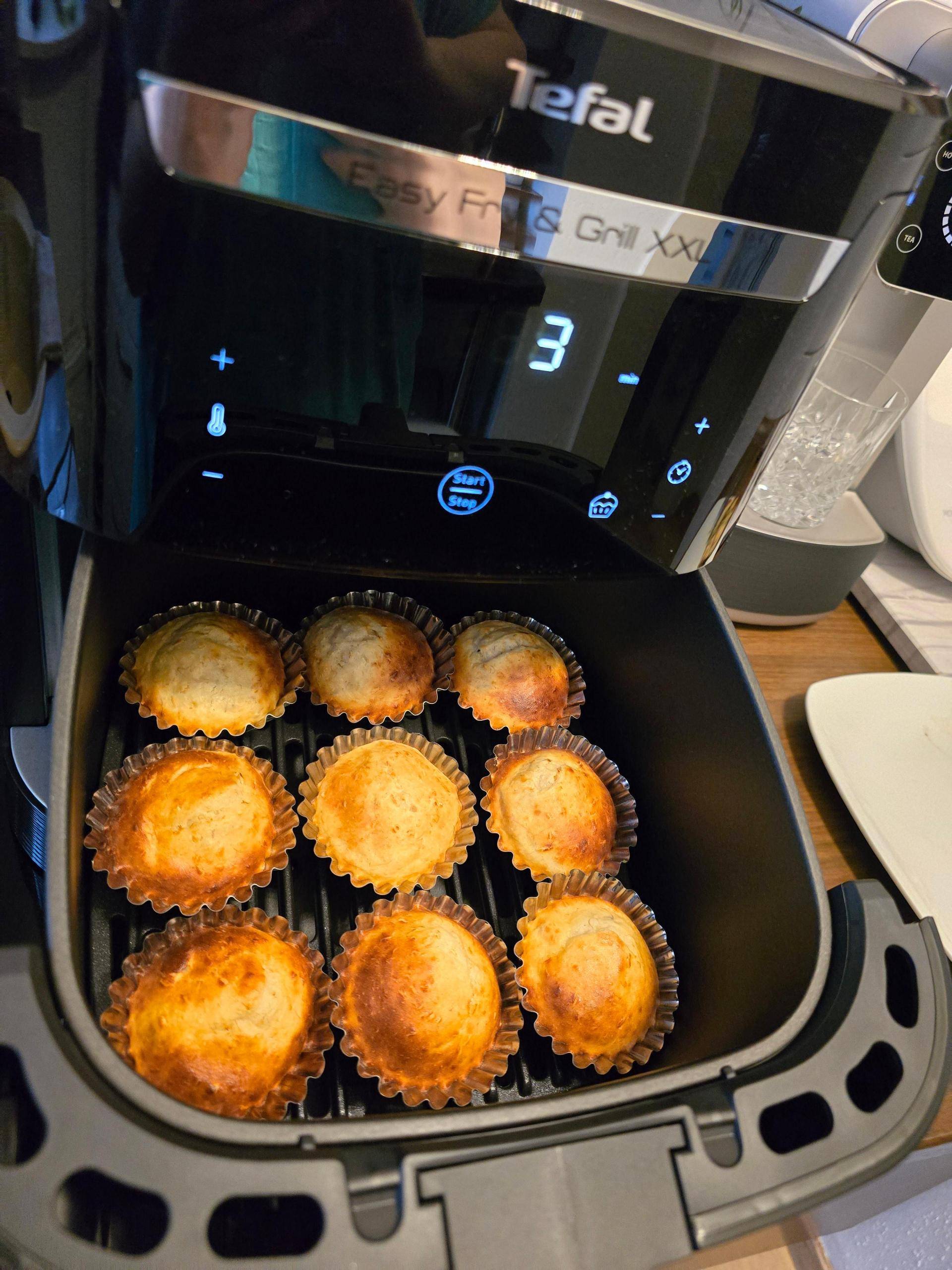 Bananen 🍌 Muffins - Rezepte EASY FRY & GRILL 2 in 1 XXL | Tefal