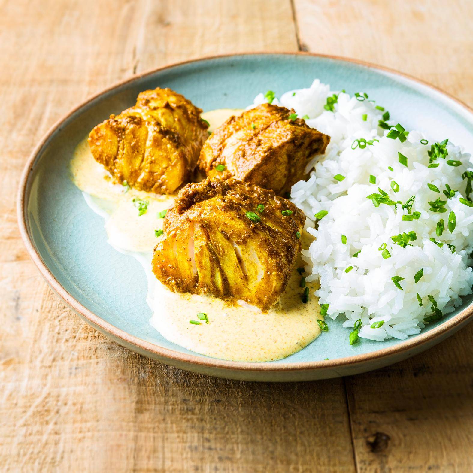 Curry-Kabeljau - Rezepte EASY FRY & GRILL 2 in 1 DIGITAL | Tefal