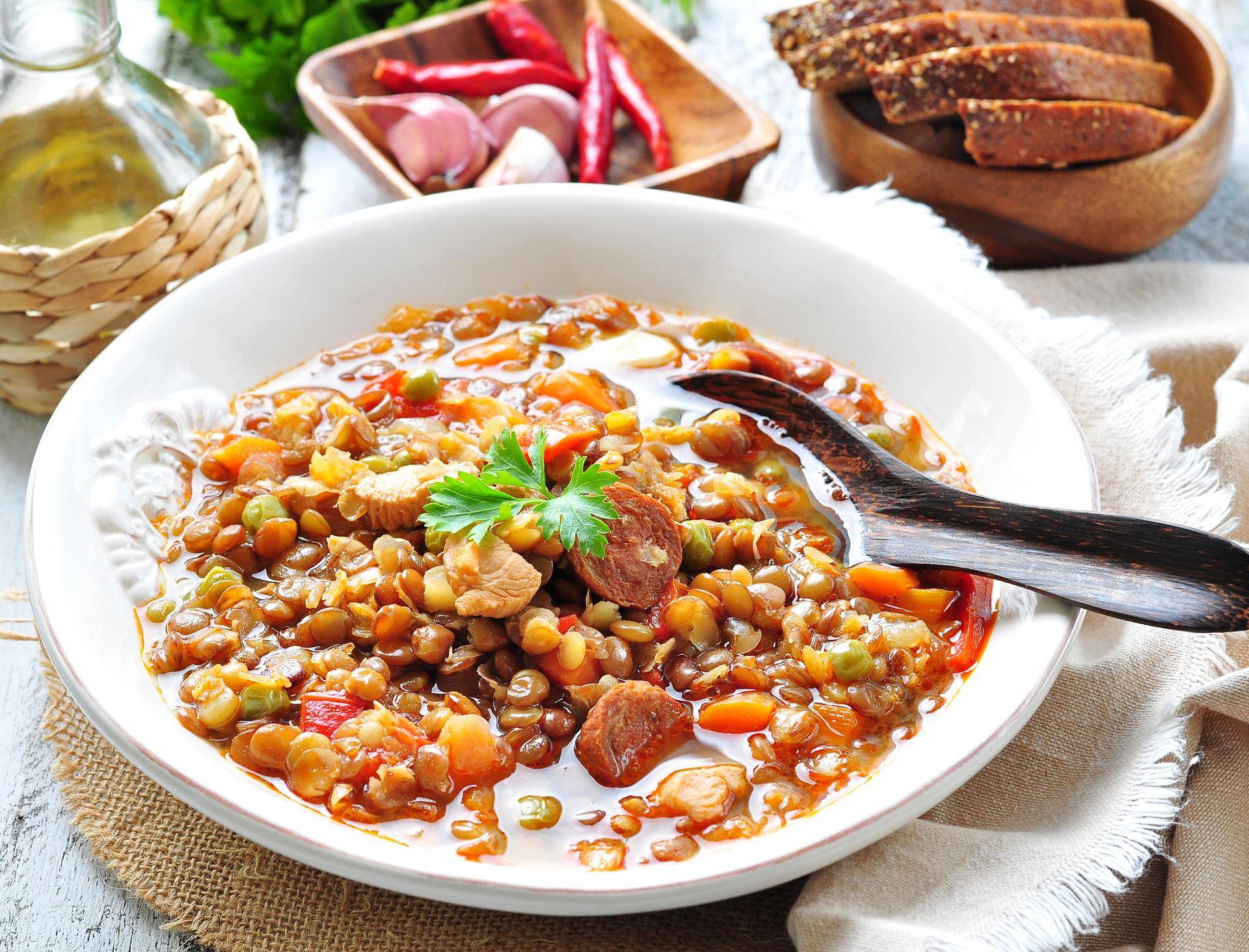 Linsen-Chorizo-Eintopf - Rezepte Turbo Cuisine | Tefal