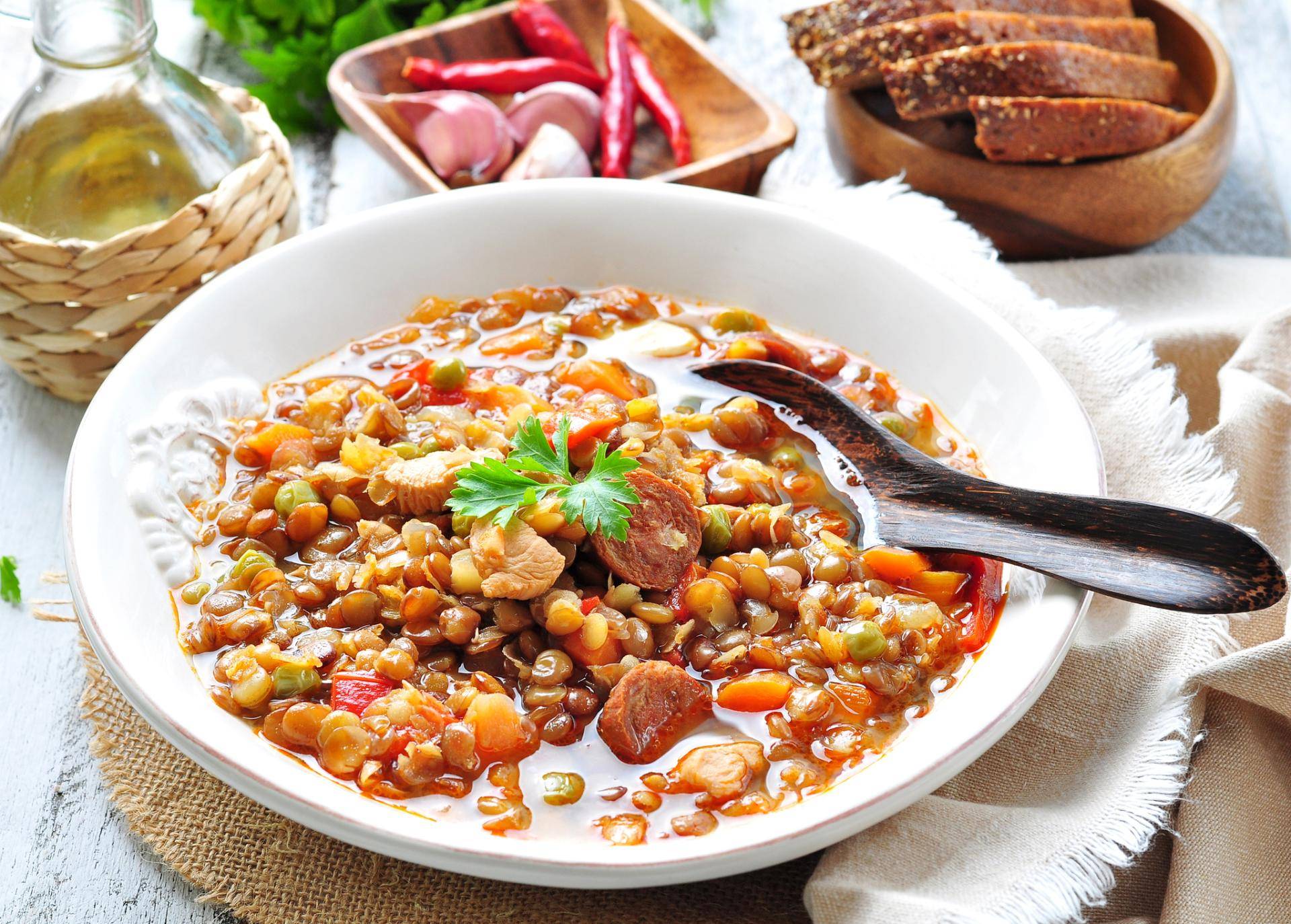 Linsen-Chorizo-Eintopf - Rezepte Turbo Cuisine | Tefal