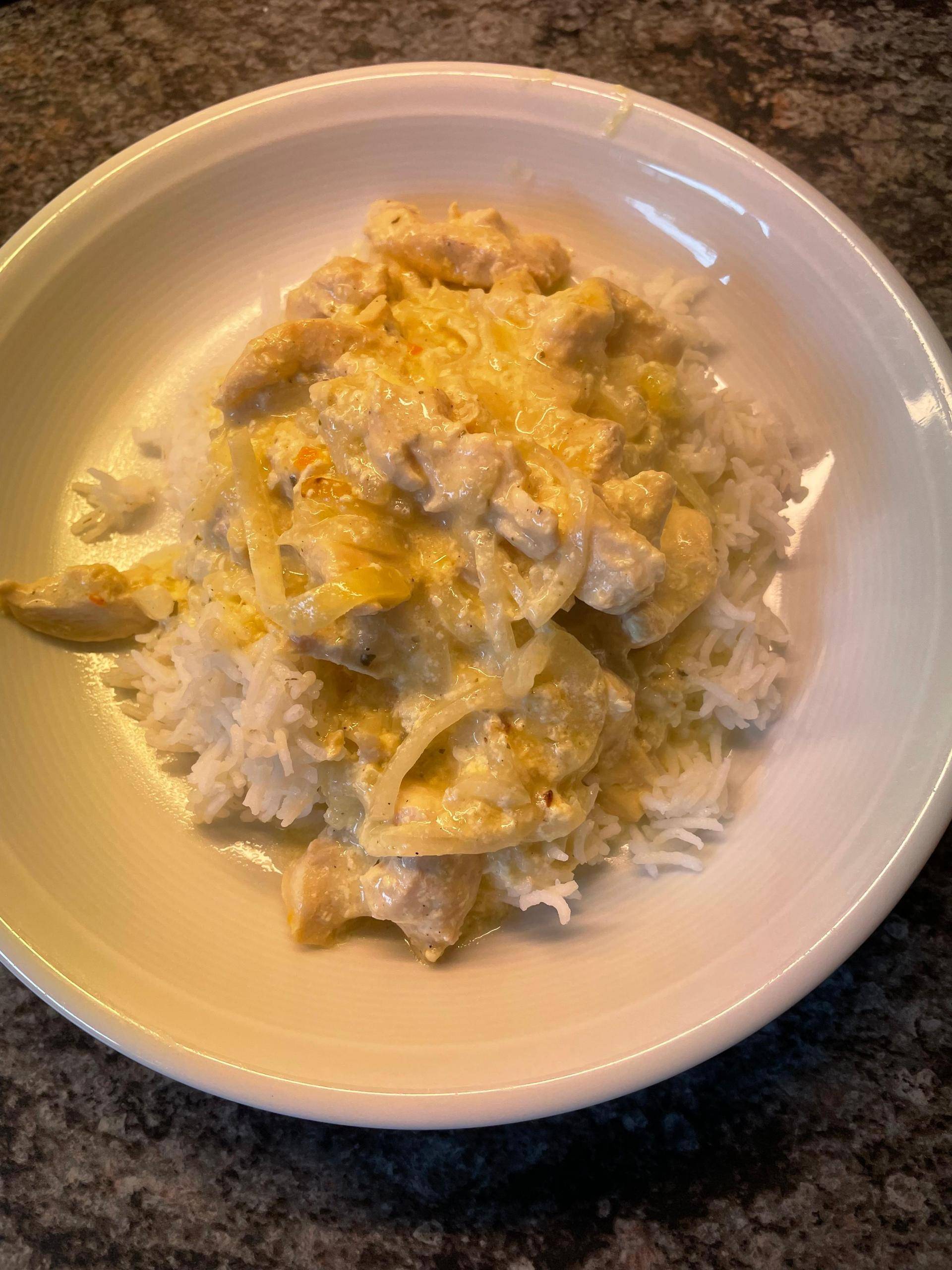 Zwiebel-Sahnehähnchen - Rezepte OptiGrill | Tefal