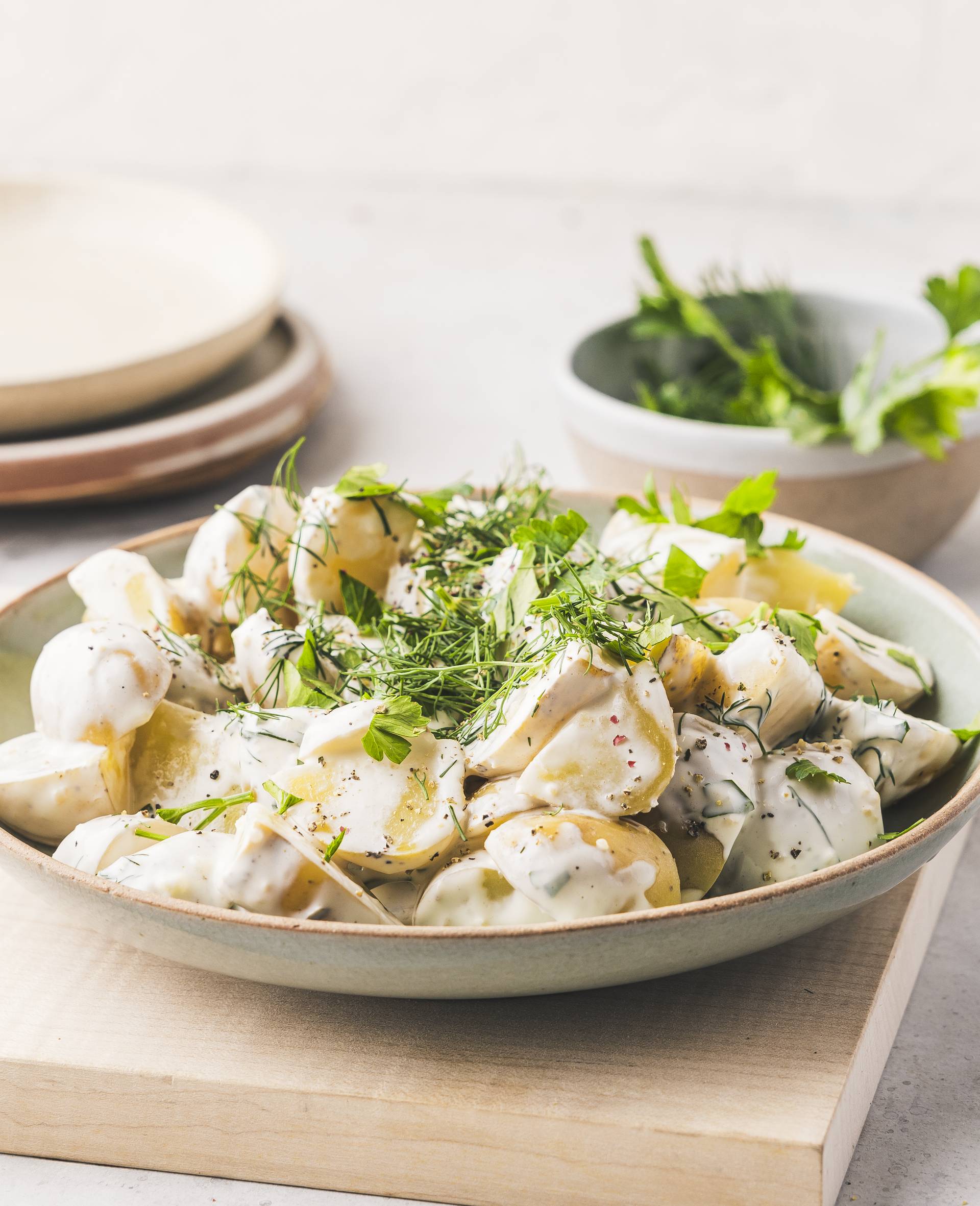 Gesunder Kartoffelsalat - Rezepte Smartcook Infinity Autostir | Tefal