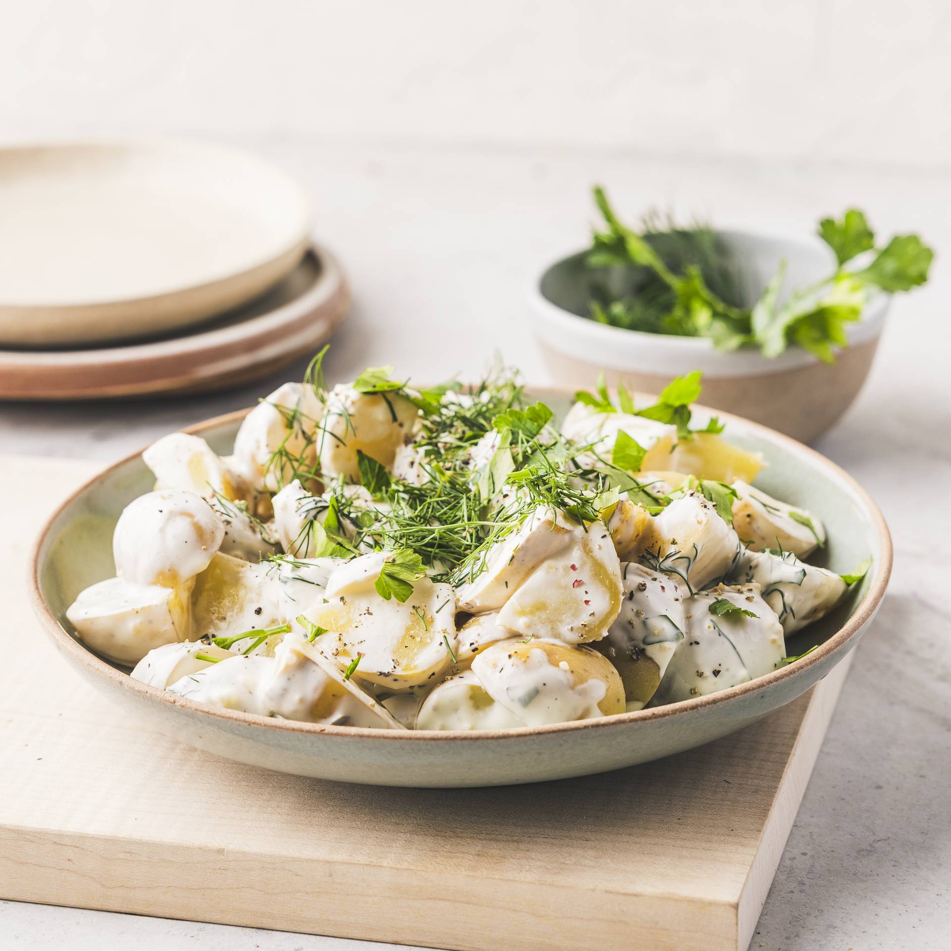 Gesunder Kartoffelsalat - Rezepte Smartcook Infinity Autostir | Tefal