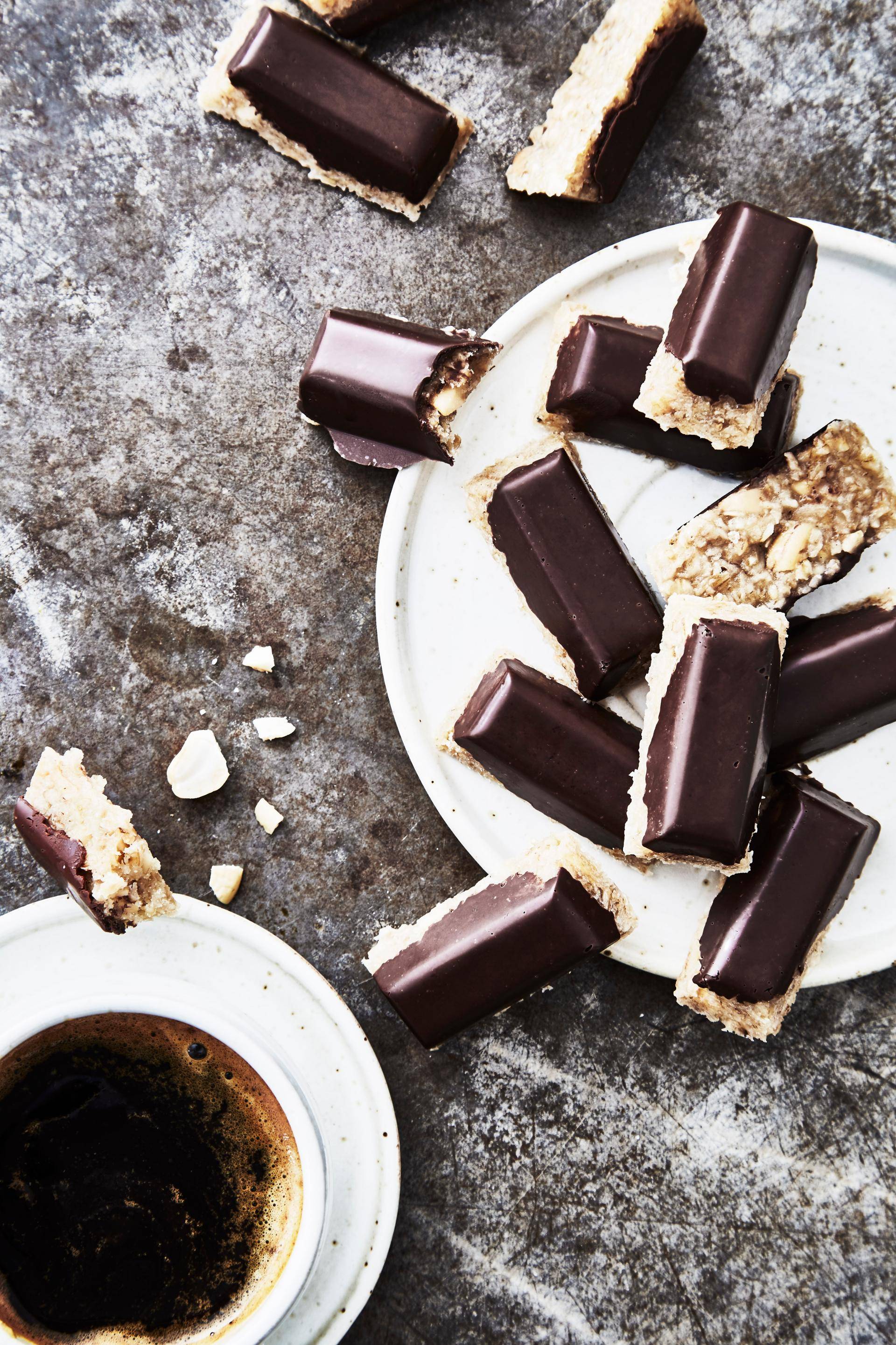 Mini-Müsliriegel mit Cashewkernen und Schokolade - Rezepte Cake Factory | Tefal