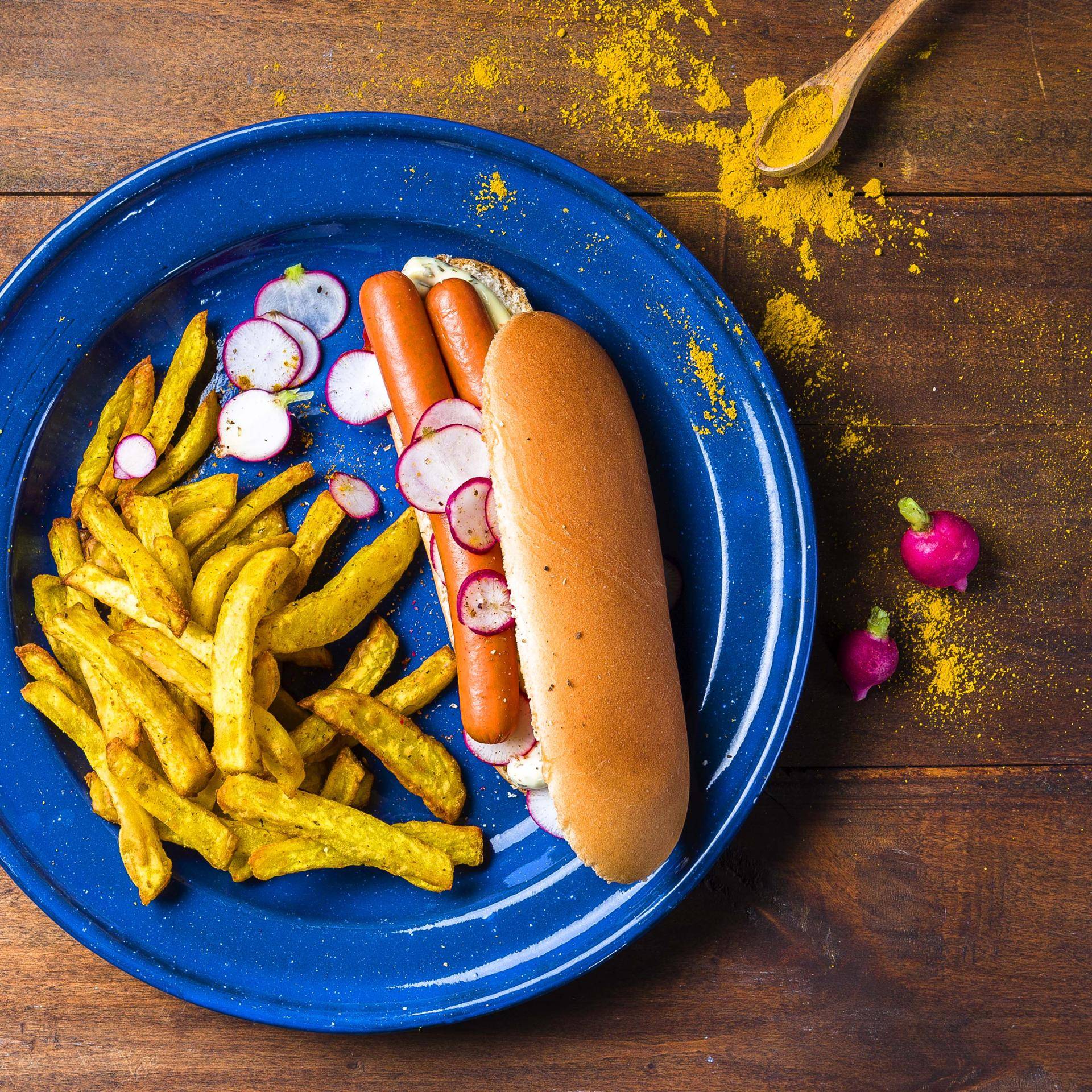 Bratwürste und Curry-Pommes - Rezepte Actifry Genius XL 2in1 | Tefal