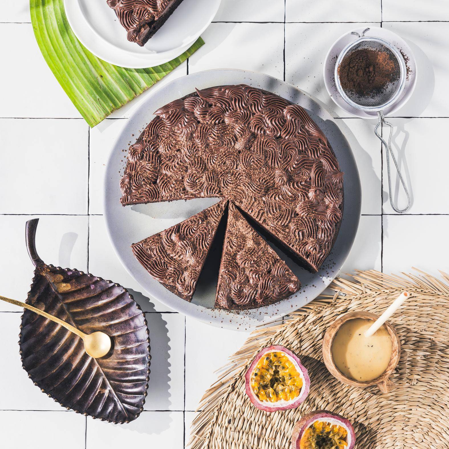 Schokoladenkuchen mit Ganache - Rezepte Perfectmix + | Tefal