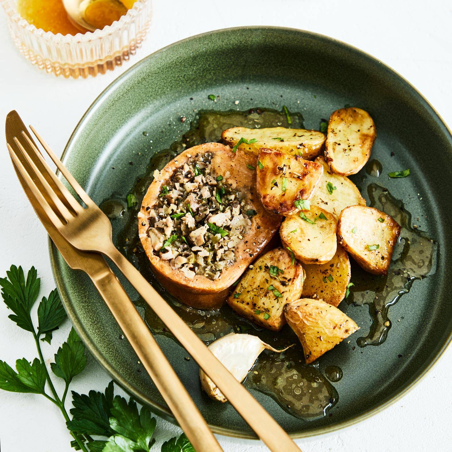 Gefüllter Seitanbraten - Rezepte Pfannen & Töpfe | Tefal
