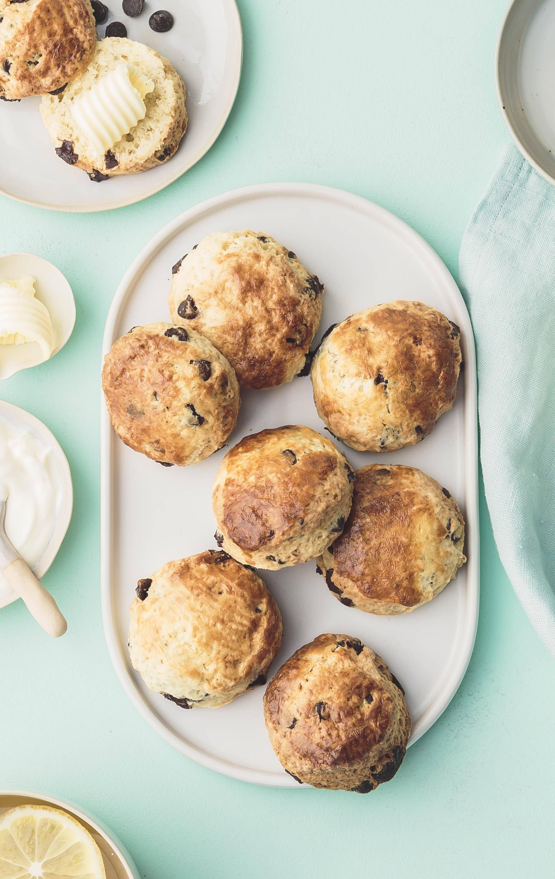 Scones mit Schokoladenstückchen - Rezepte Turbo Cuisine & Fry | Tefal