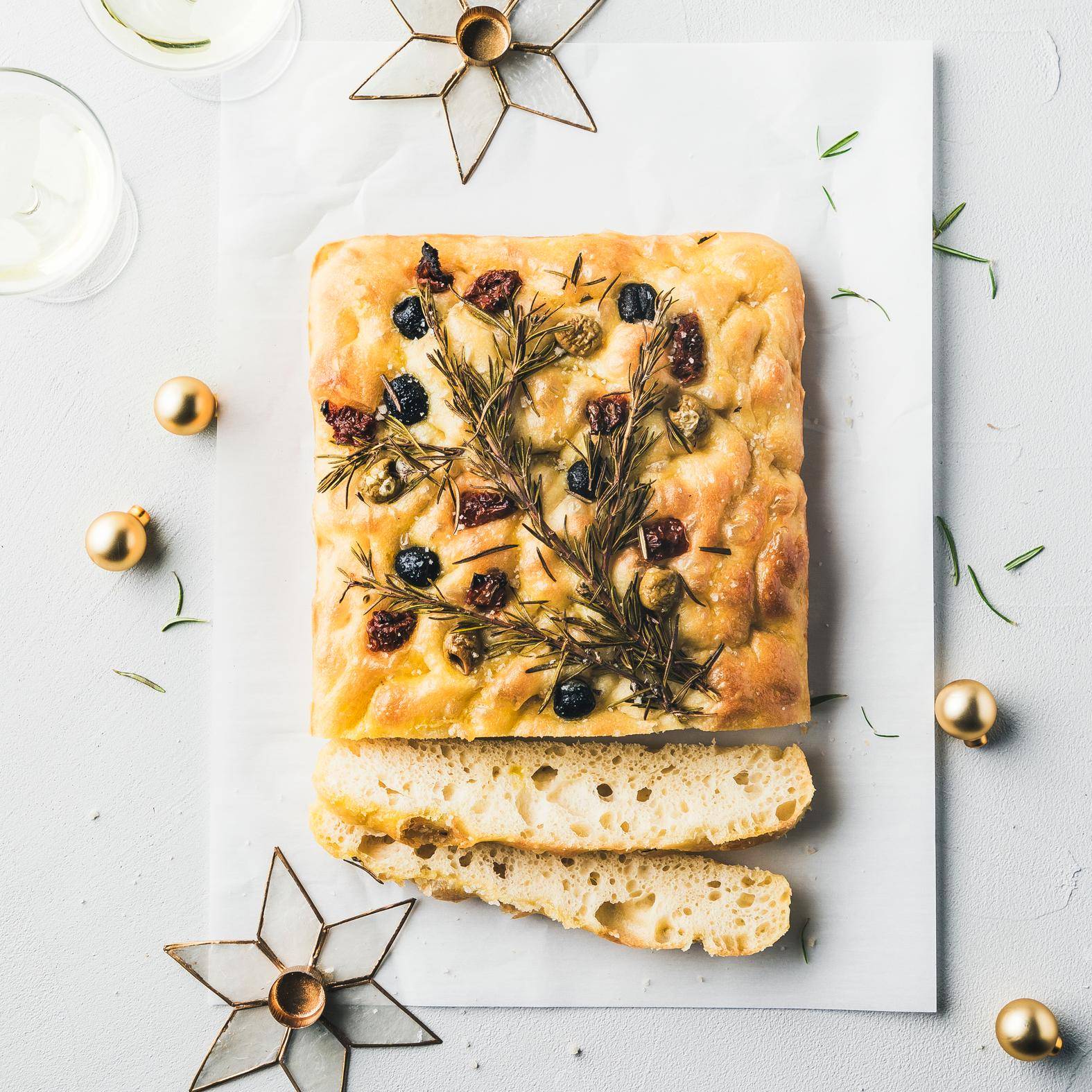 Weihnachts-Focaccia - Rezepte Kitchen Machines Touch/Touch + | Tefal