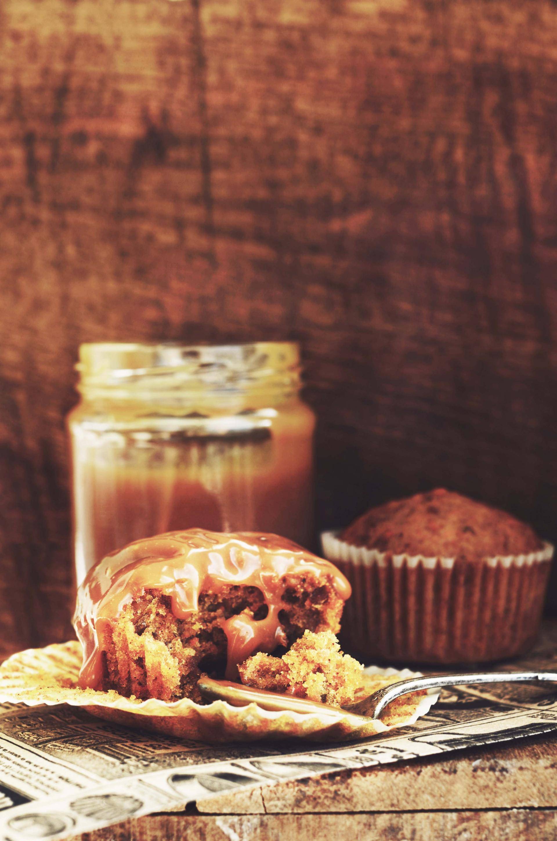 Bananen- und Dulce de leche Küchlein mit geschmolzener Mitte - Rezepte Cake Factory | Tefal