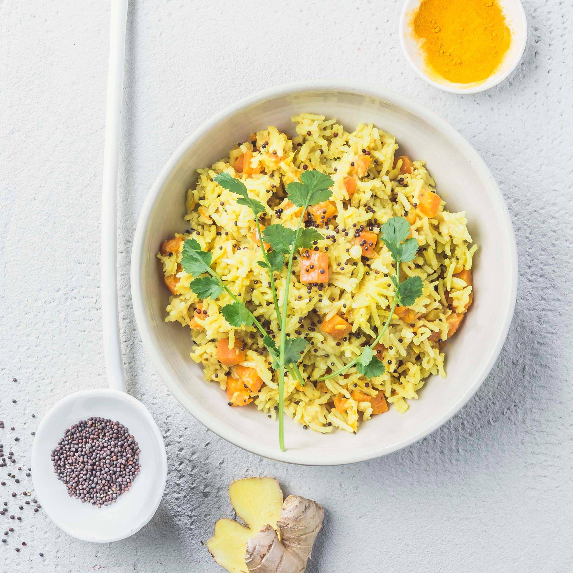 Indischer Reis mit Kurkuma und roten Linsen - Rezepte Pfannen & Töpfe | Tefal