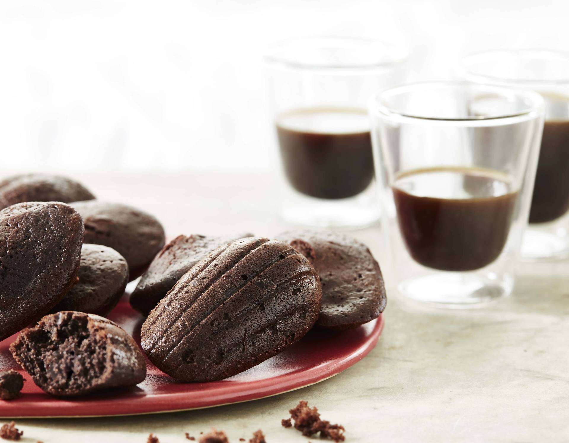 Schokoladen-Madeleines - Rezepte Cake Factory | Tefal