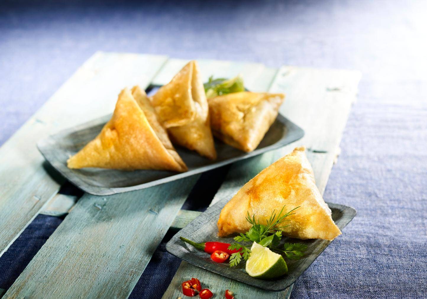 Samosas mit Mozzarella und getrockneten Tomaten - Rezepte Actifry Genius | Tefal