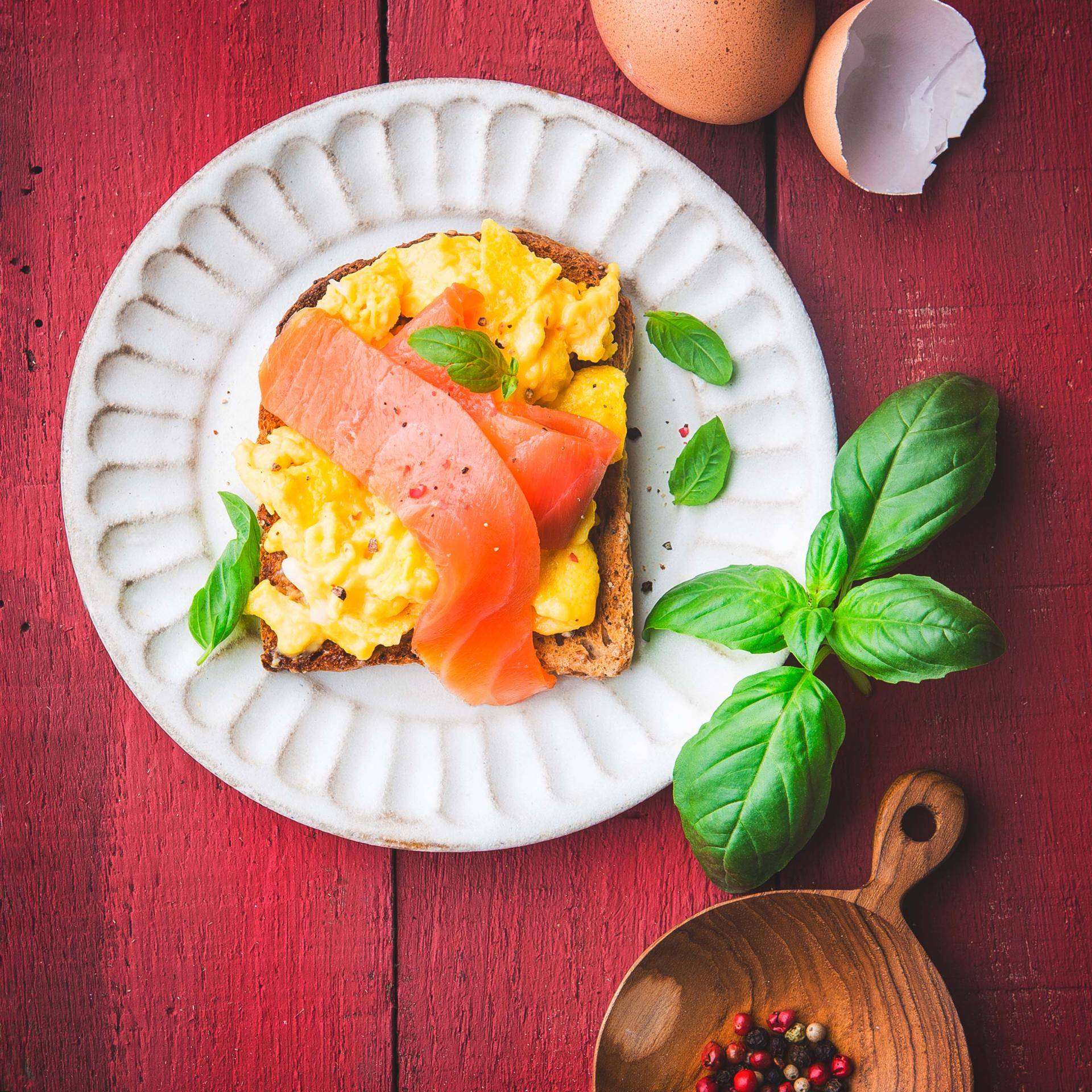 Rührei mit Lachs - Rezepte Actifry Genius XL | Tefal