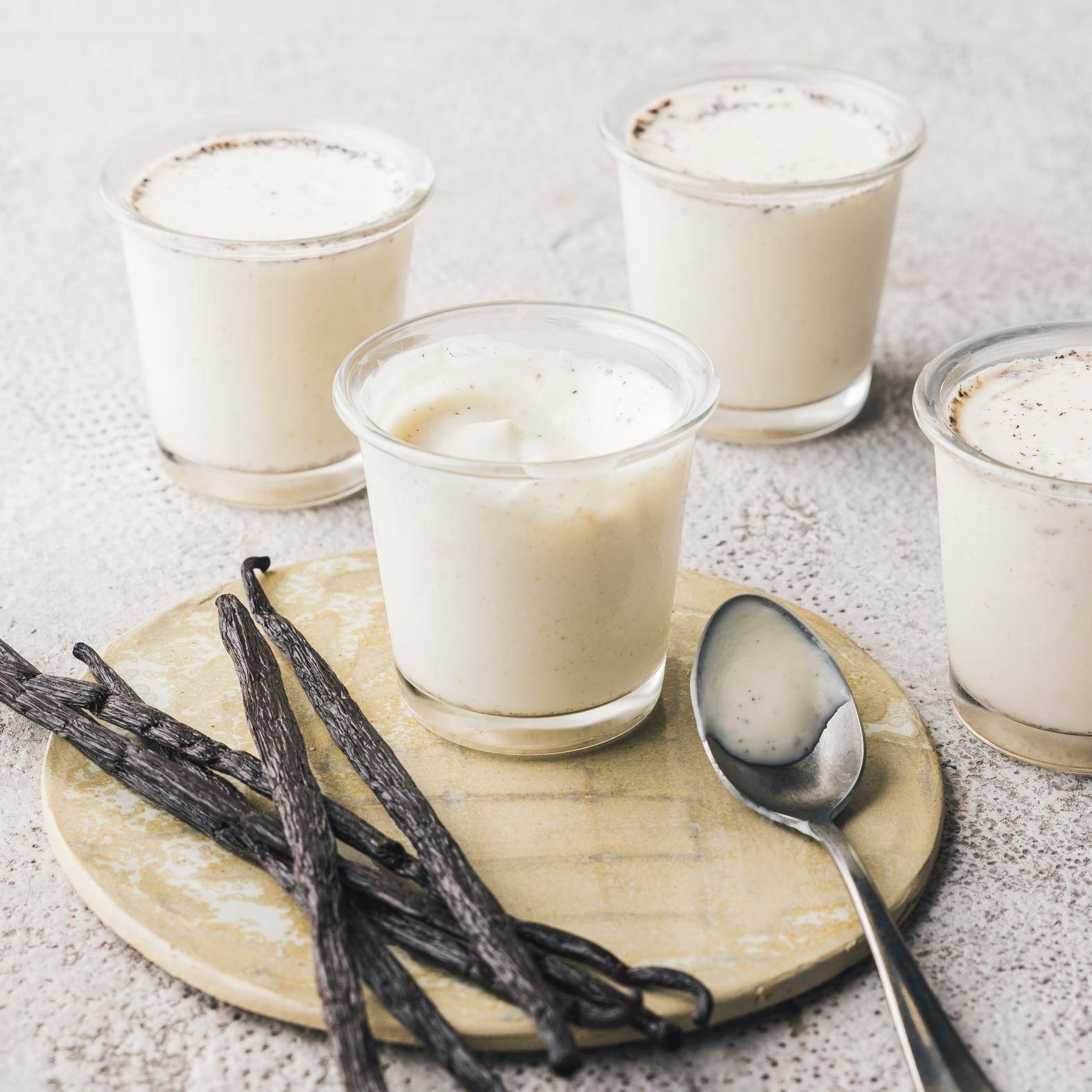 Vanillejoghurt-Becher - Rezepte Easy fry Silence XL / Essential XL | Tefal