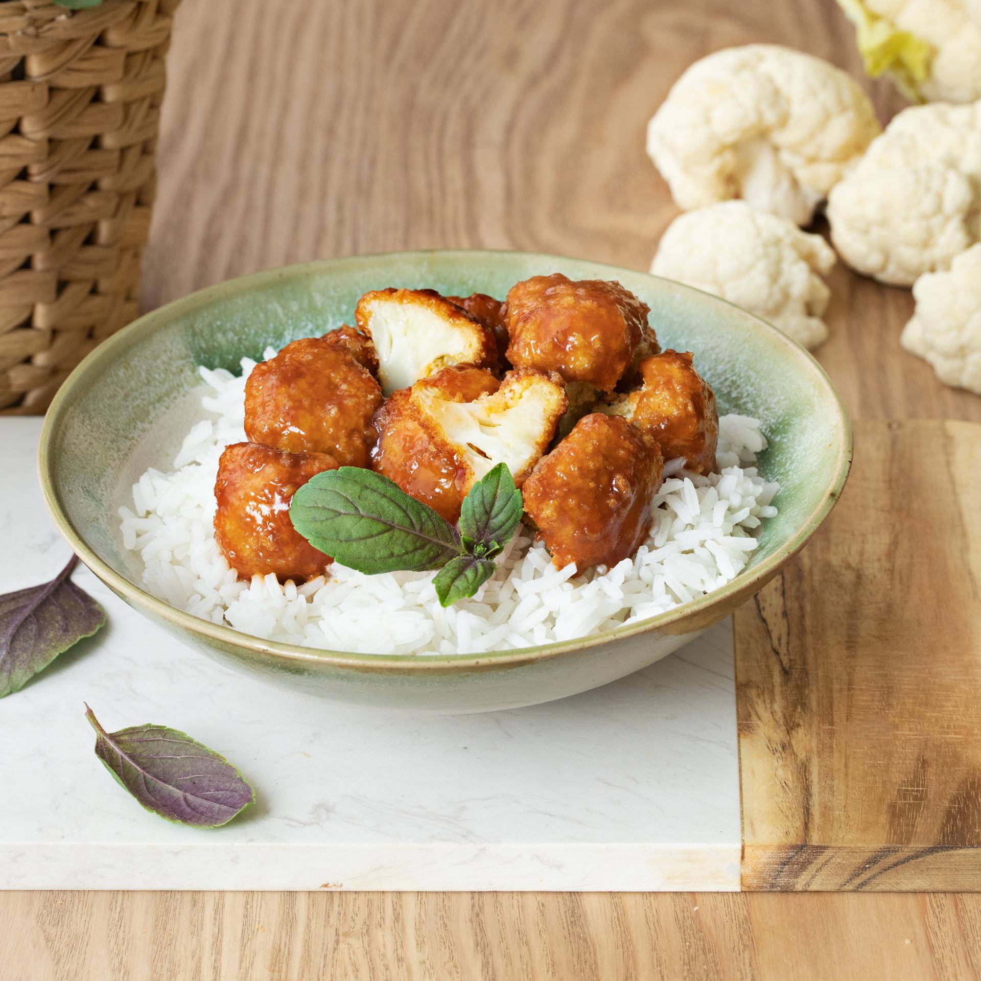 Vegane süß-saure Blumenkohl-Nuggets - Rezepte EASY FRY & GRILL 2 in 1 DIGITAL | Tefal