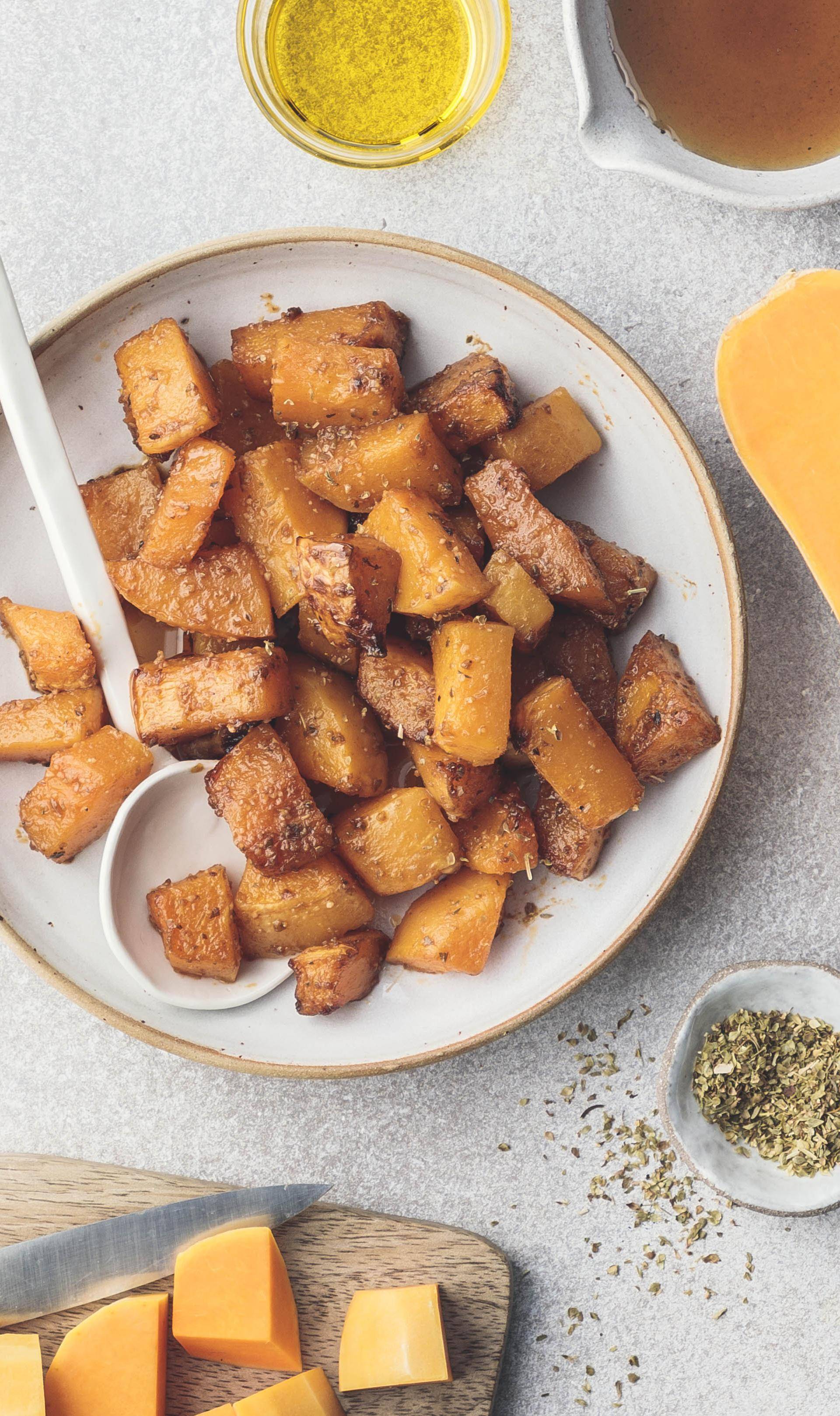 Süß-saurer Butternusskürbis - Rezepte Turbo Cuisine & Fry | Tefal