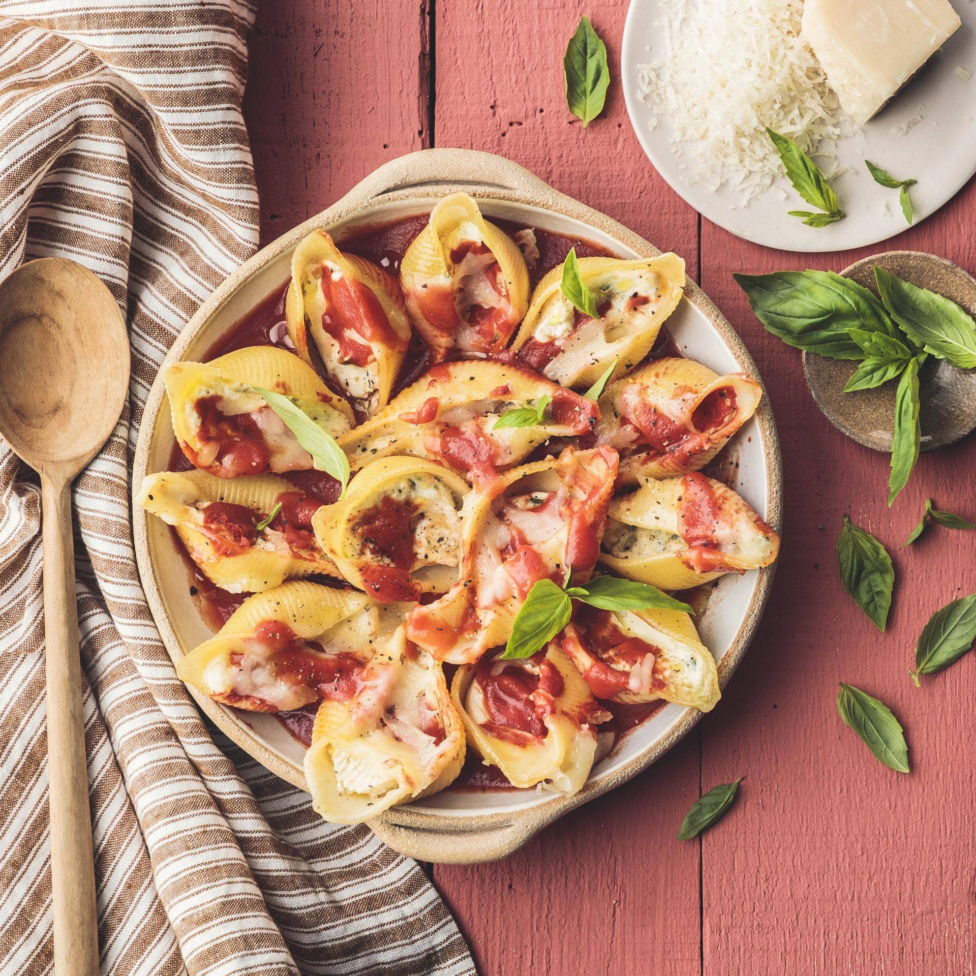 Gefüllte Nudelschalen mit Käse - Rezepte Turbo Cuisine & Fry | Tefal