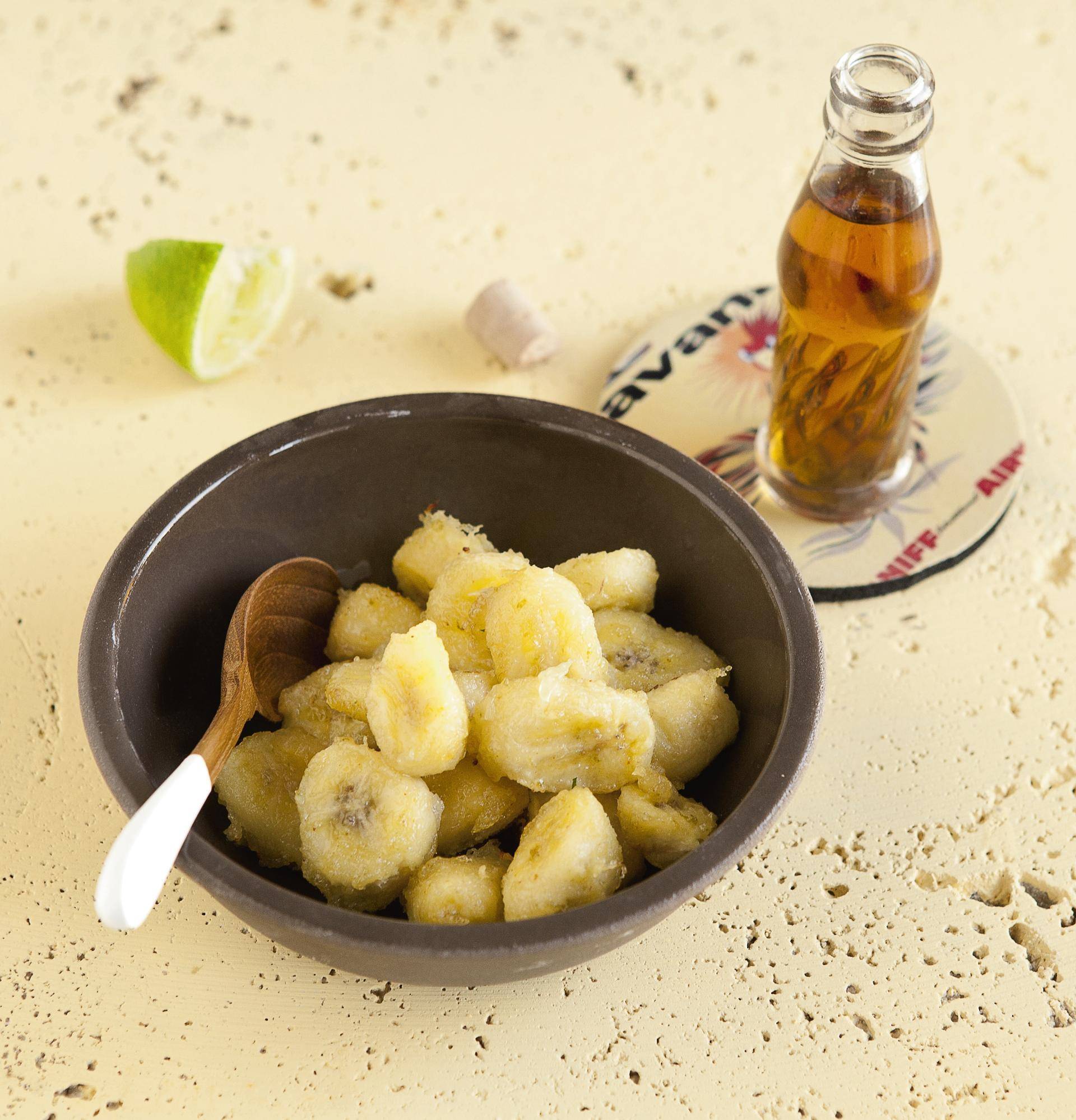 Bananen mit rum limetten - Rezepte Actifry Mini - 0.6kg | Tefal