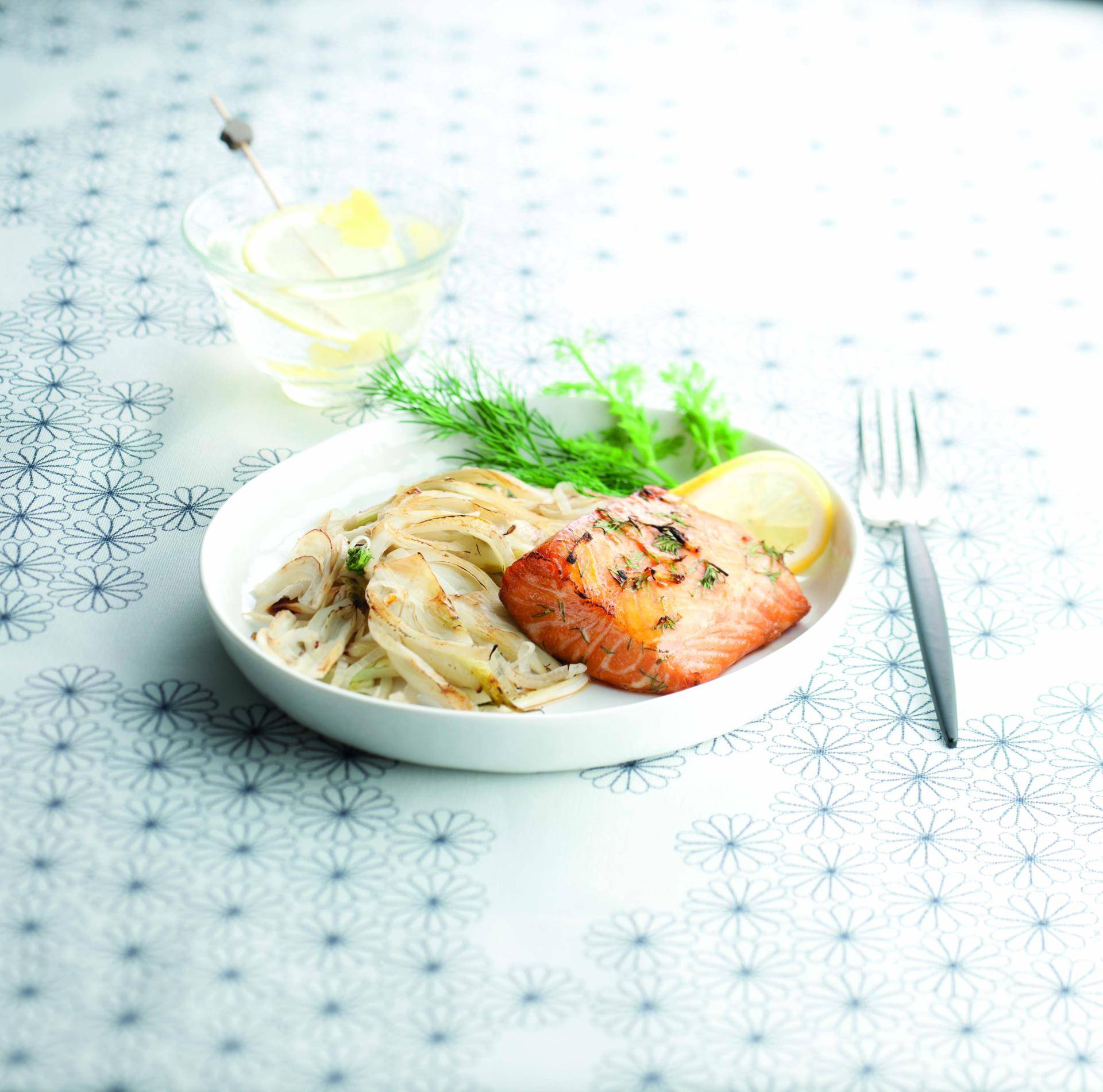 Fenchel, Lachs, Dill und Zitrone - Rezepte Actifry Genius XL 2in1 | Tefal