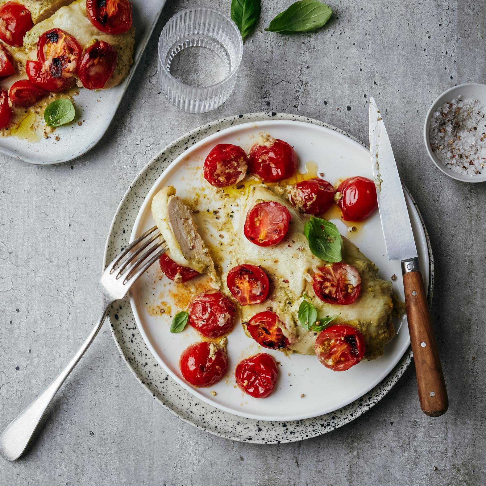 Dreifarbiges Hähnchen mit Pesto - Rezepte OptiGrill 4in1 XL | Tefal