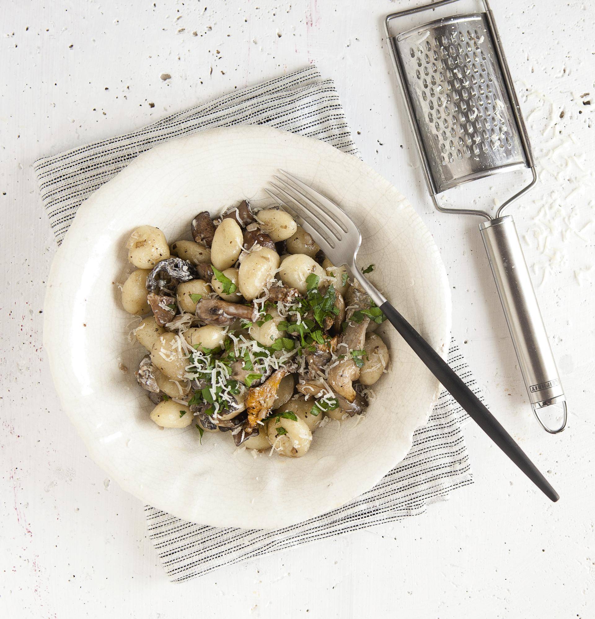 Gnocchi mit Pilzen und Parmesan - Rezepte Actifry Mini - 0.6kg | Tefal