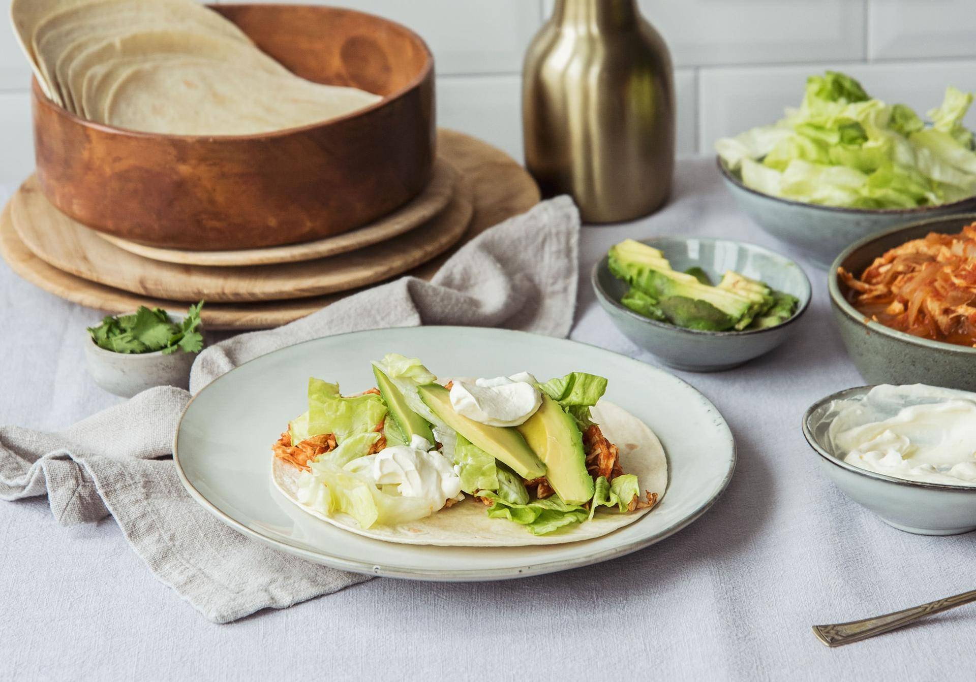 Mexikanische Hähnchen-Tacos - Rezepte undefined | Tefal