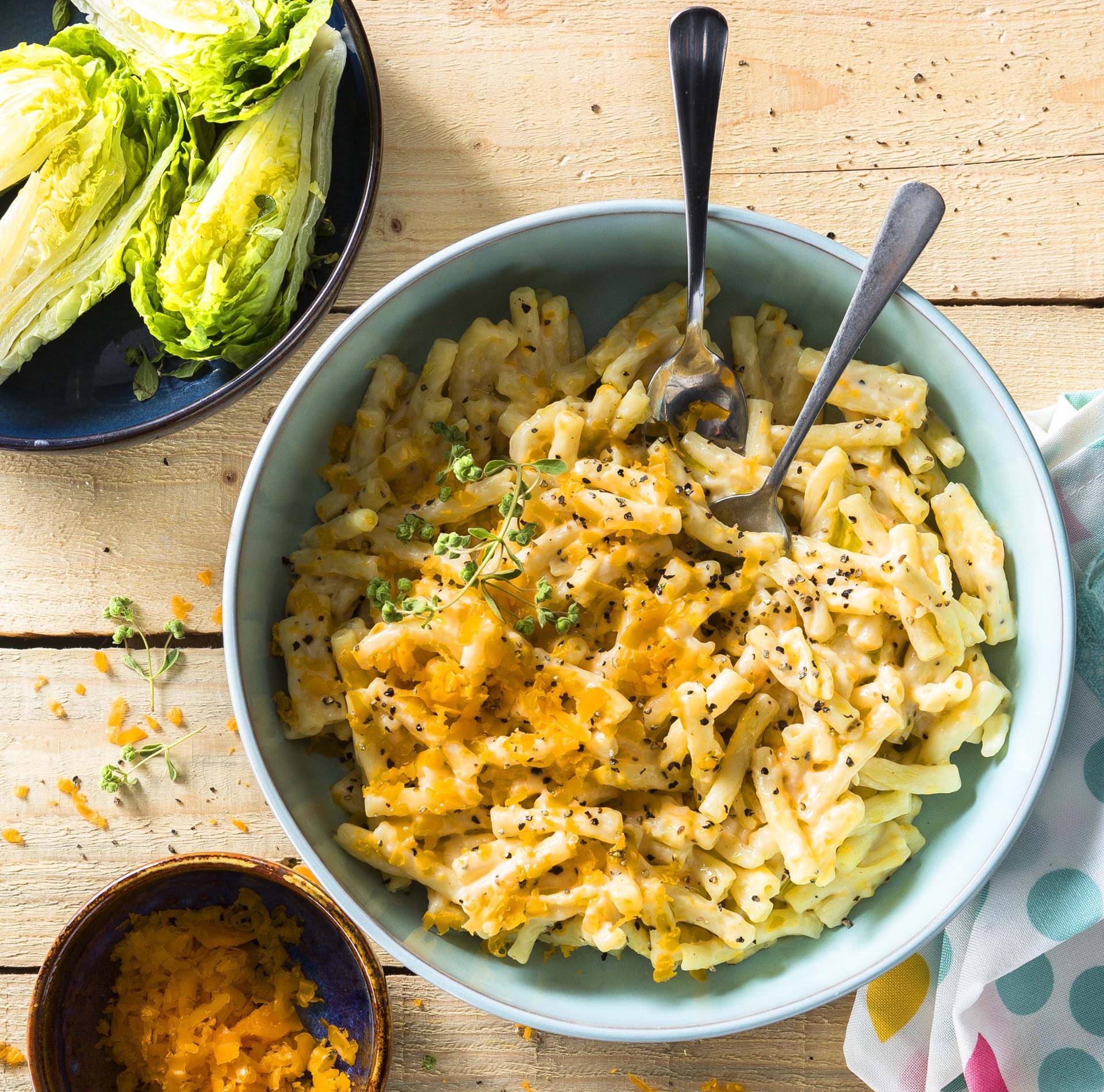 Makkaroni-Gratin mit Cheddar - Rezepte Actifry Genius | Tefal