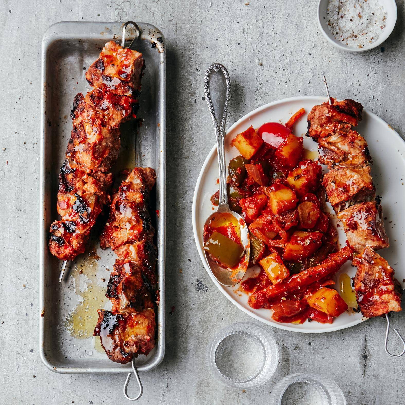 Gulasch mit gegrilltem Fleisch - Rezepte OptiGrill 2in1 | Tefal