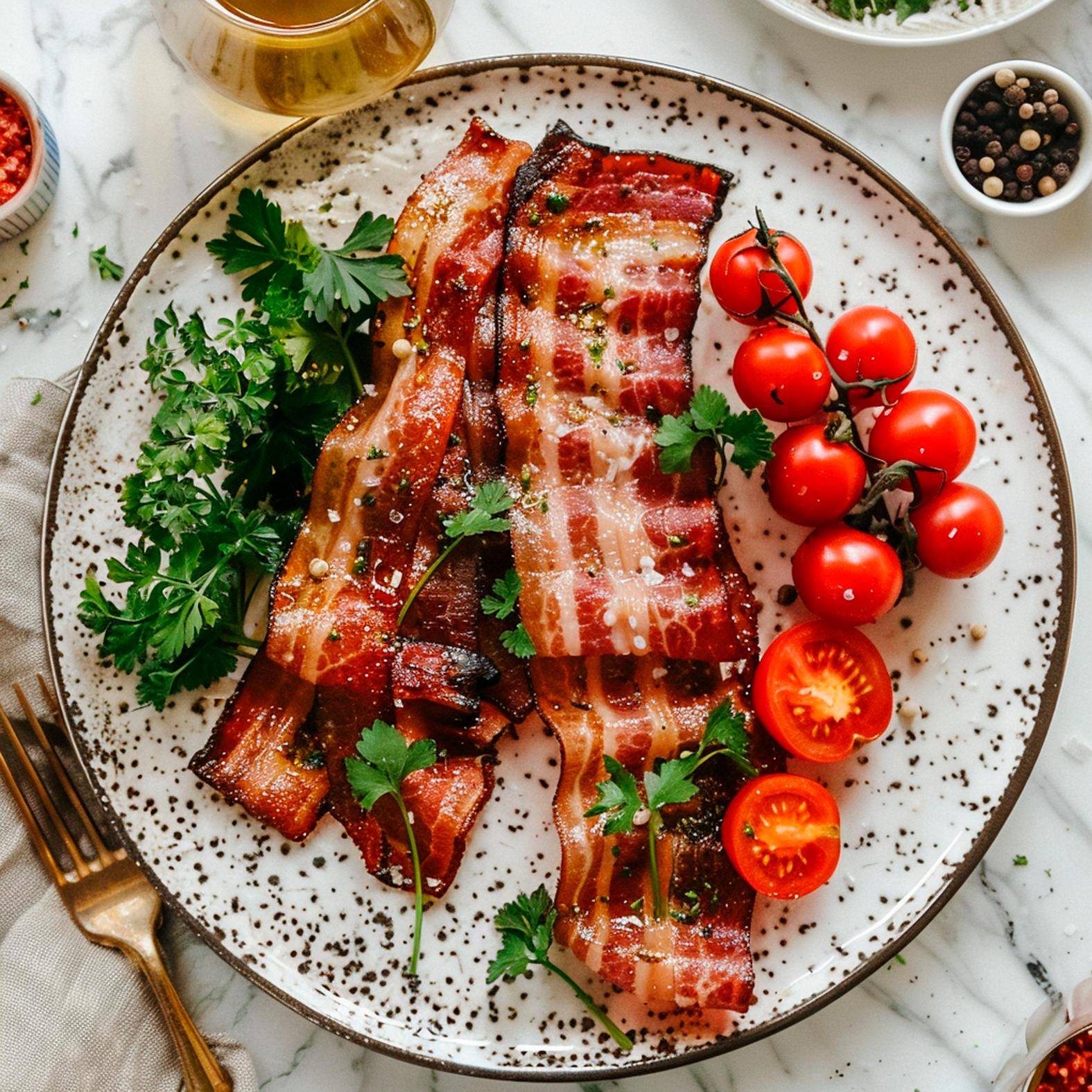 Geräucherter Speck - Rezepte Easy Fry Compact | Tefal