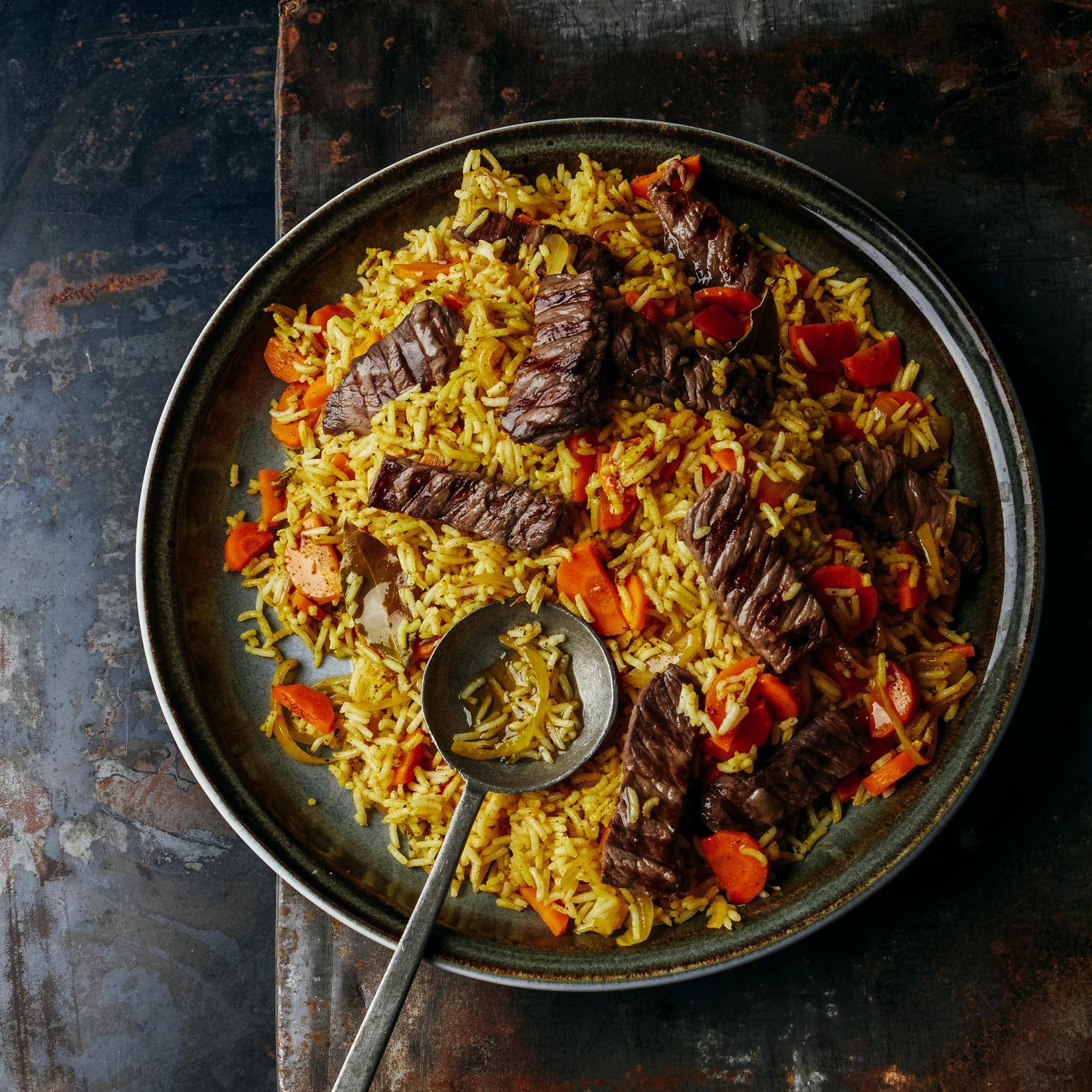 Plov-Reis und gegrilltes Fleisch - Rezepte OptiGrill 4in1 | Tefal