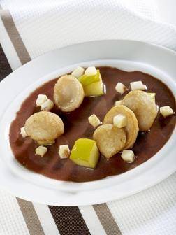 Weißwurst mit Apfel und Blutwurstsoße - Rezepte Actifry Express 1kg | Tefal