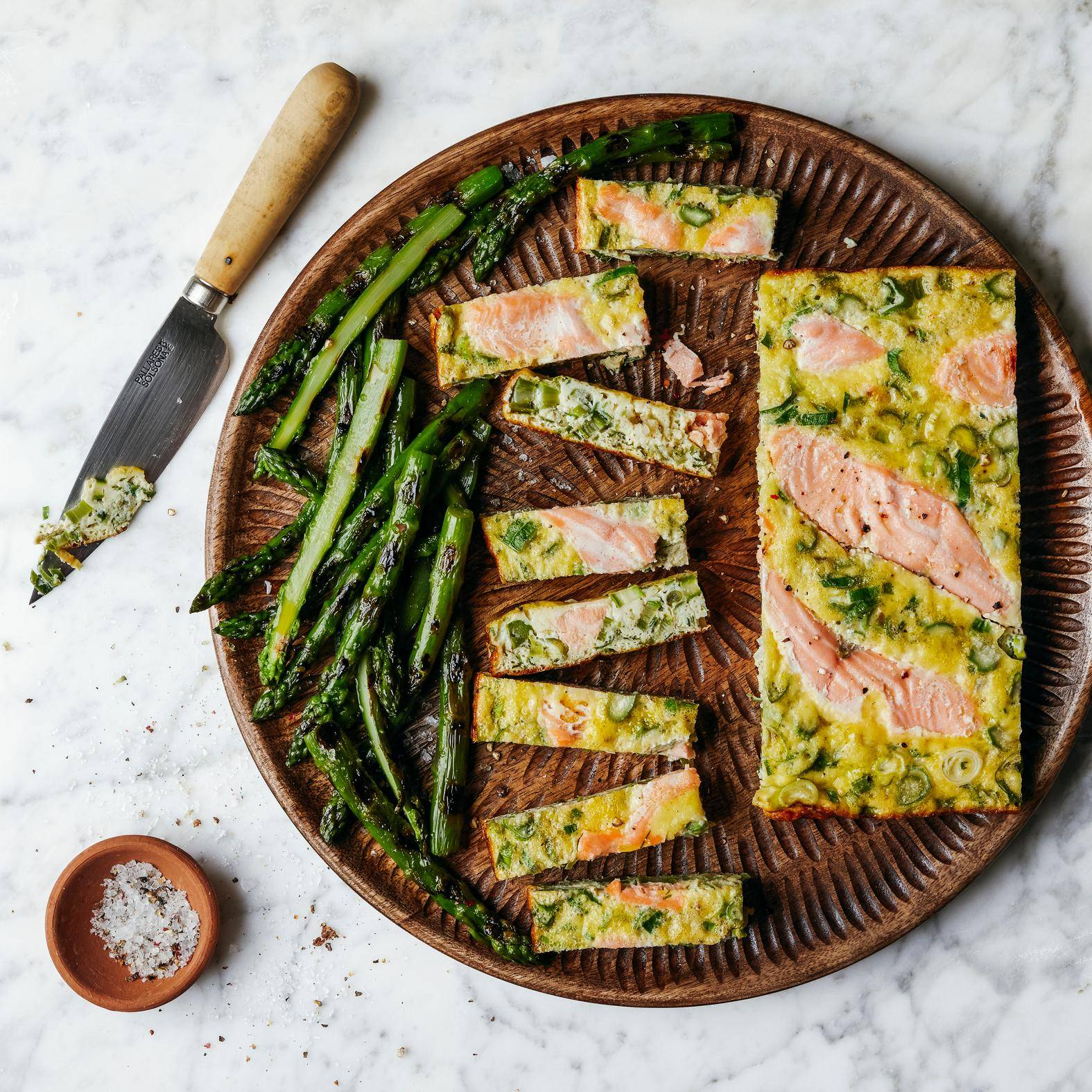 Lachs-Spargel-Frittata - Rezepte OptiGrill 2in1 | Tefal