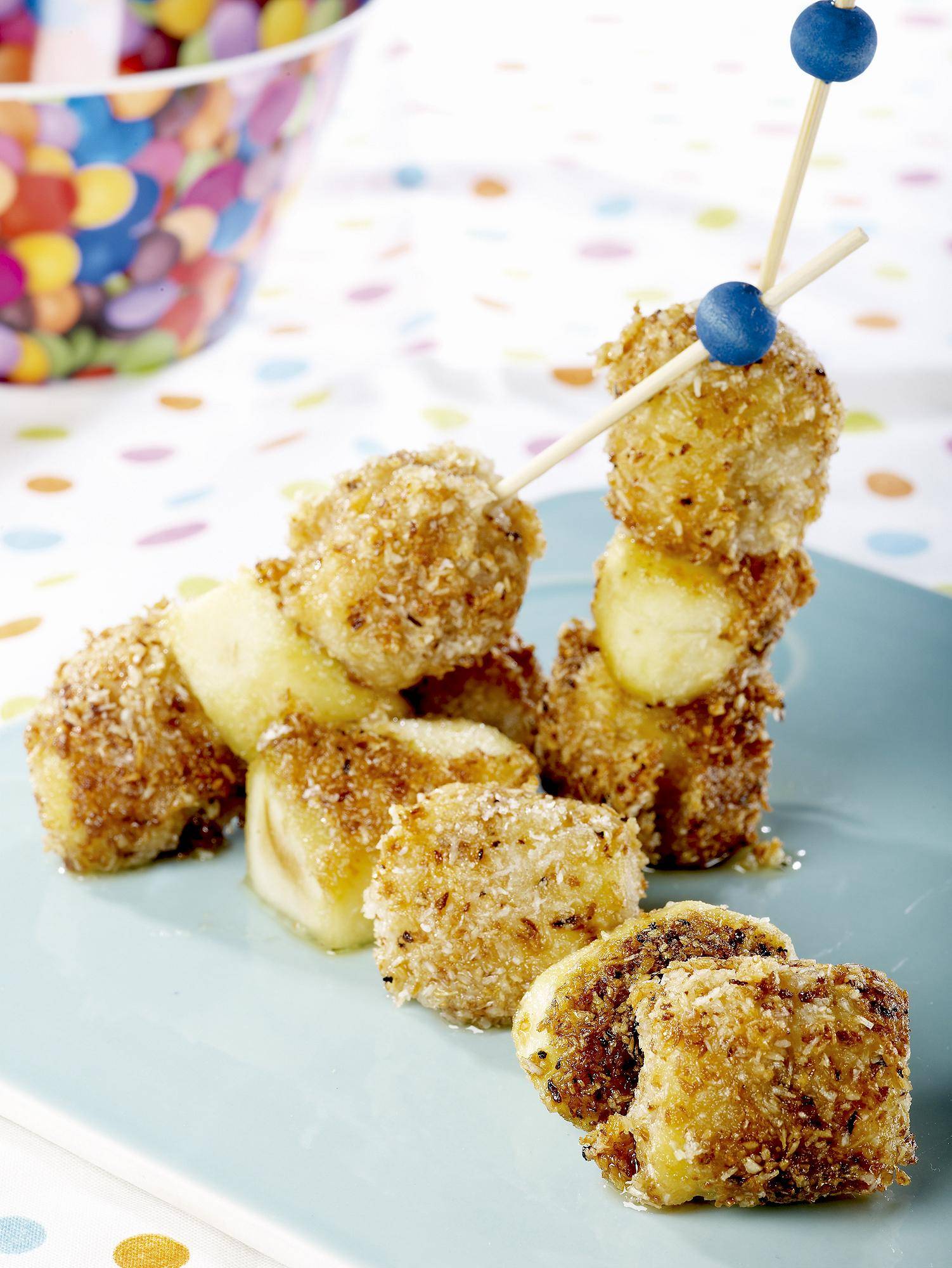 Apfel-Banane mit grüner Zitrone und Koriander, in der ActiFry zubereitet - Rezepte Actifry Express 1kg | Tefal