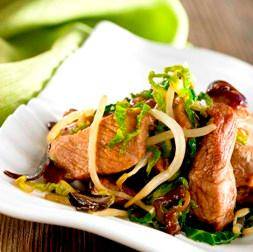 Gerührtes Schweinefleisch mit Grünkohl - Rezepte Actifry Genius XL | Tefal
