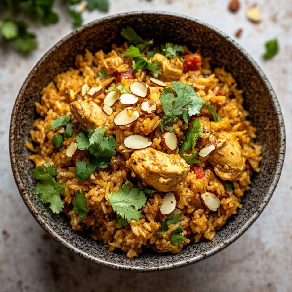 Express-Hähnchen-Korma und knuspriger Reis - Rezepte Smartcook Infinity Autostir | Tefal