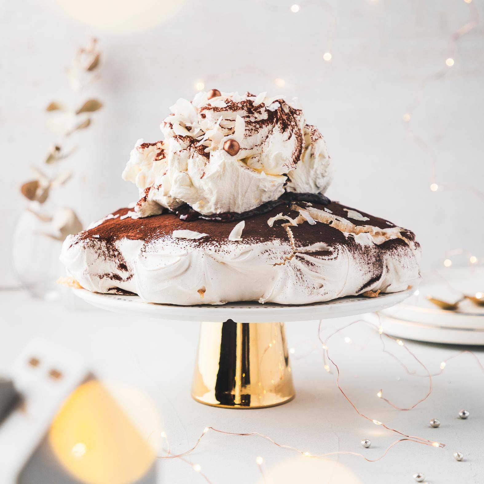 Schokoladen Lamington Meringue Torte - Rezepte Kitchen Machines Touch/Touch + | Tefal