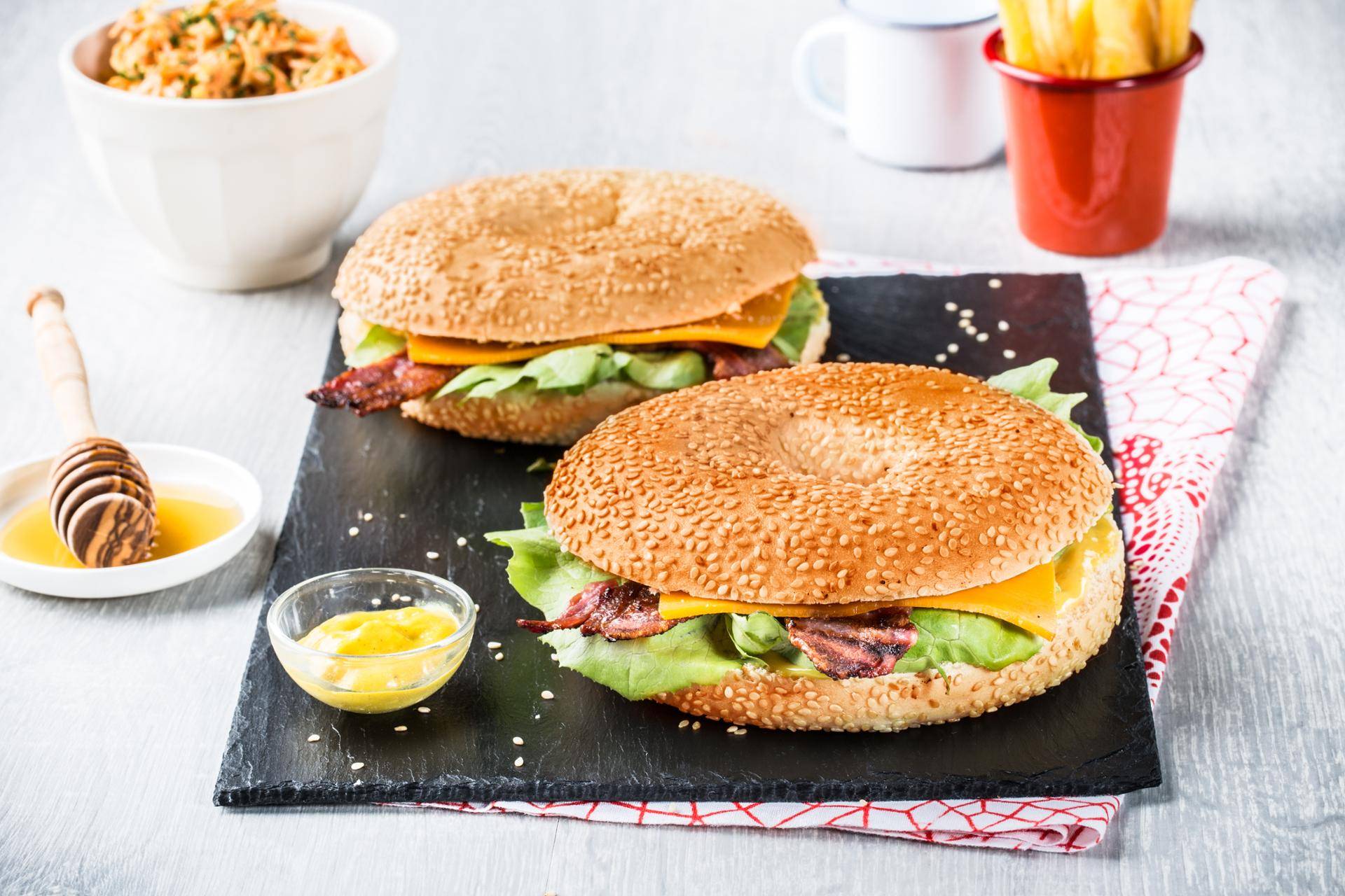 Klassischer bagel - Rezepte OptiGrill Connect | Tefal