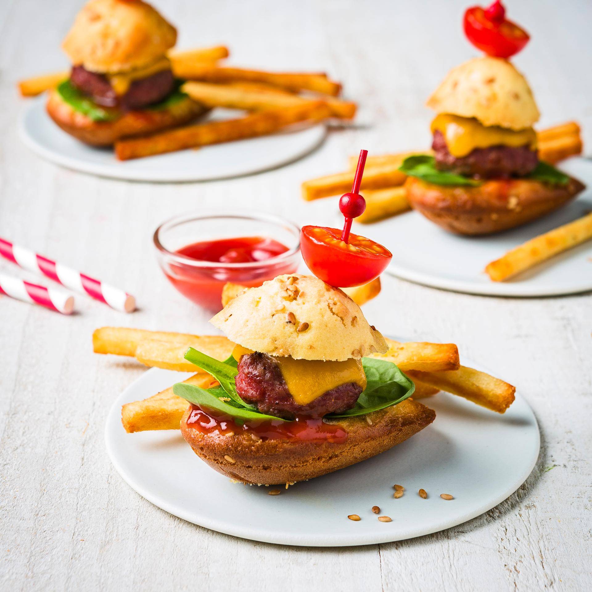 Madeleine Burger - Rezepte Cake Factory | Tefal