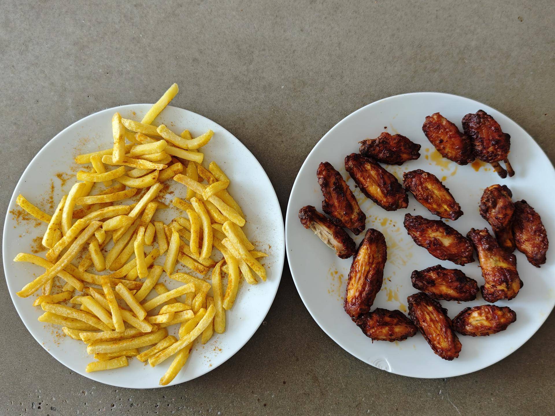 Chicken Wings mit Fritten - Rezepte Dual EasyFry&Grill | Tefal