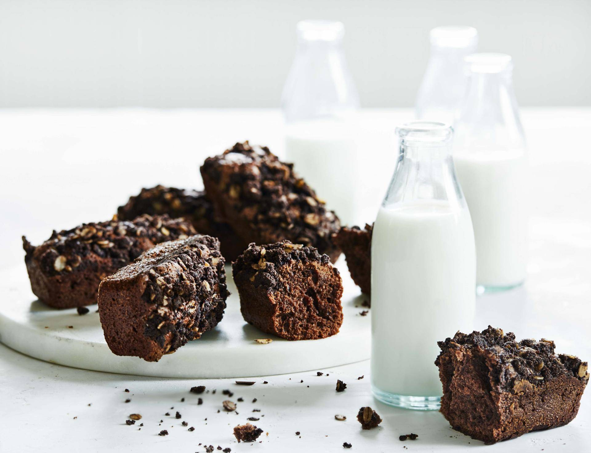Glutenfreie Miniküchlein mit Schokoladenstreusel - Rezepte Cake Factory | Tefal