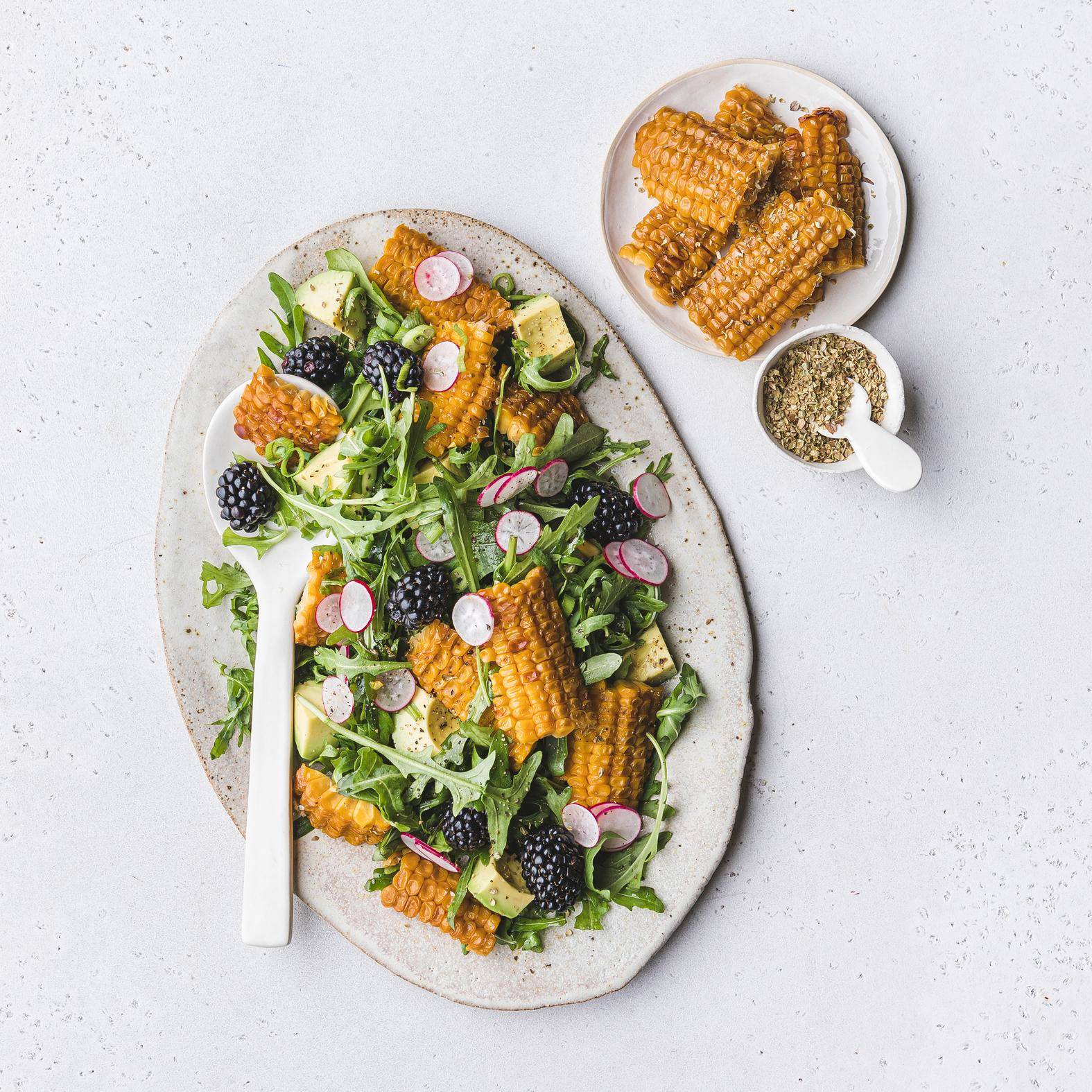 Gebratener Maissalat - Rezepte Dual EasyFry&Grill | Tefal