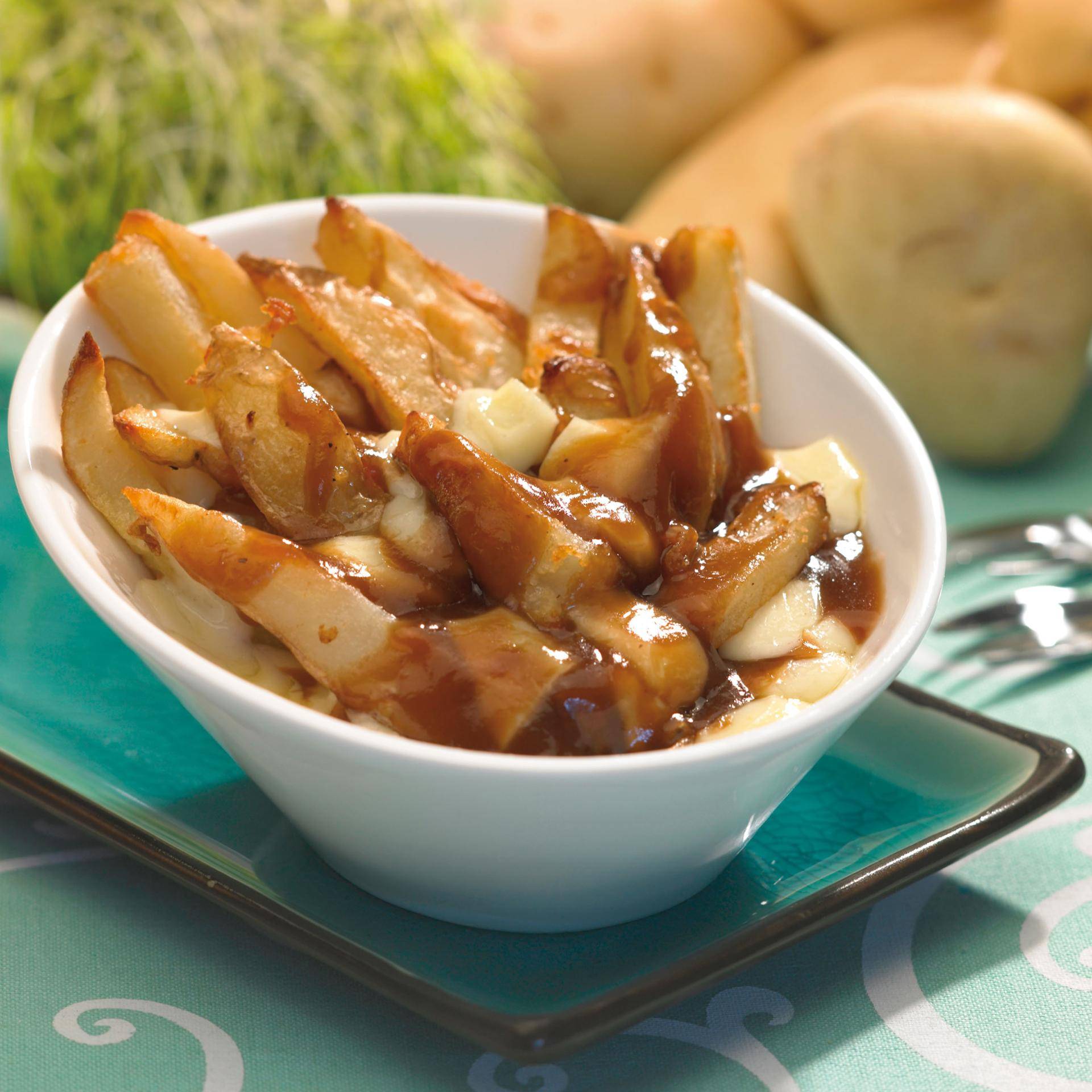 Kalorienarme Poutine - Rezepte Actifry Genius | Tefal