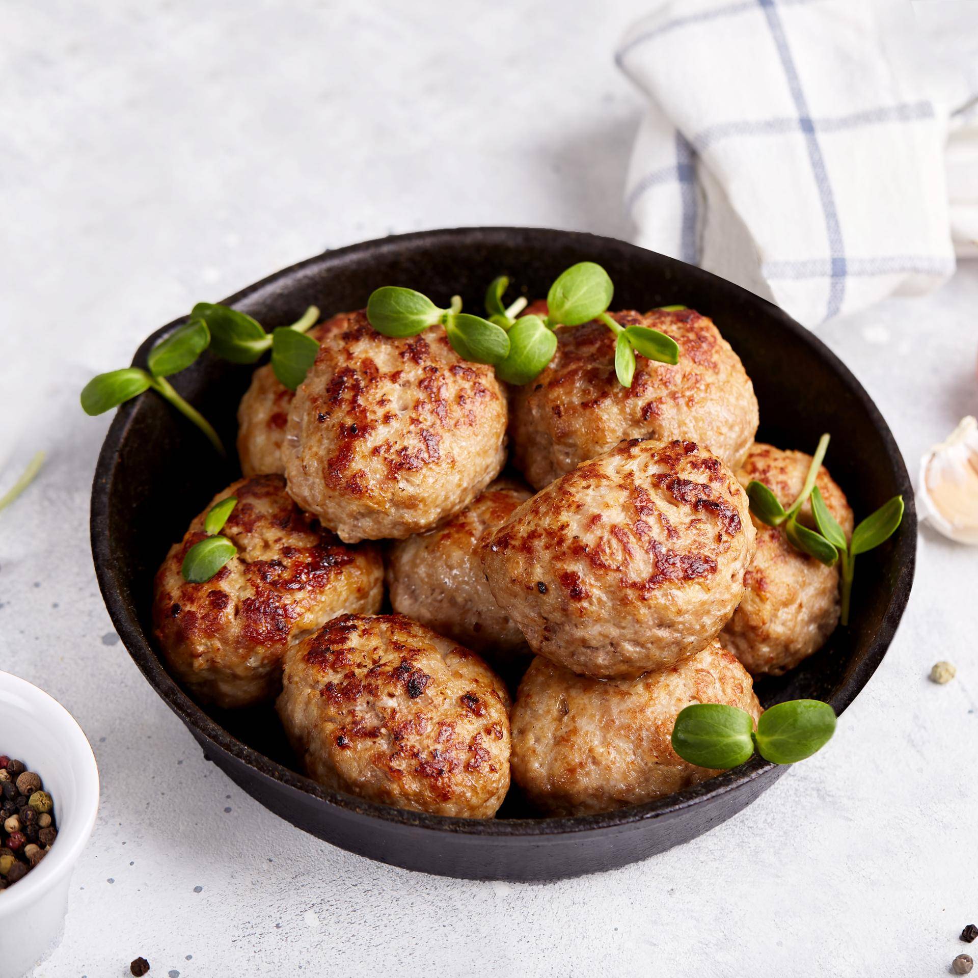 Hühnerfleischbällchen - Rezepte Dual EasyFry&Grill | Tefal